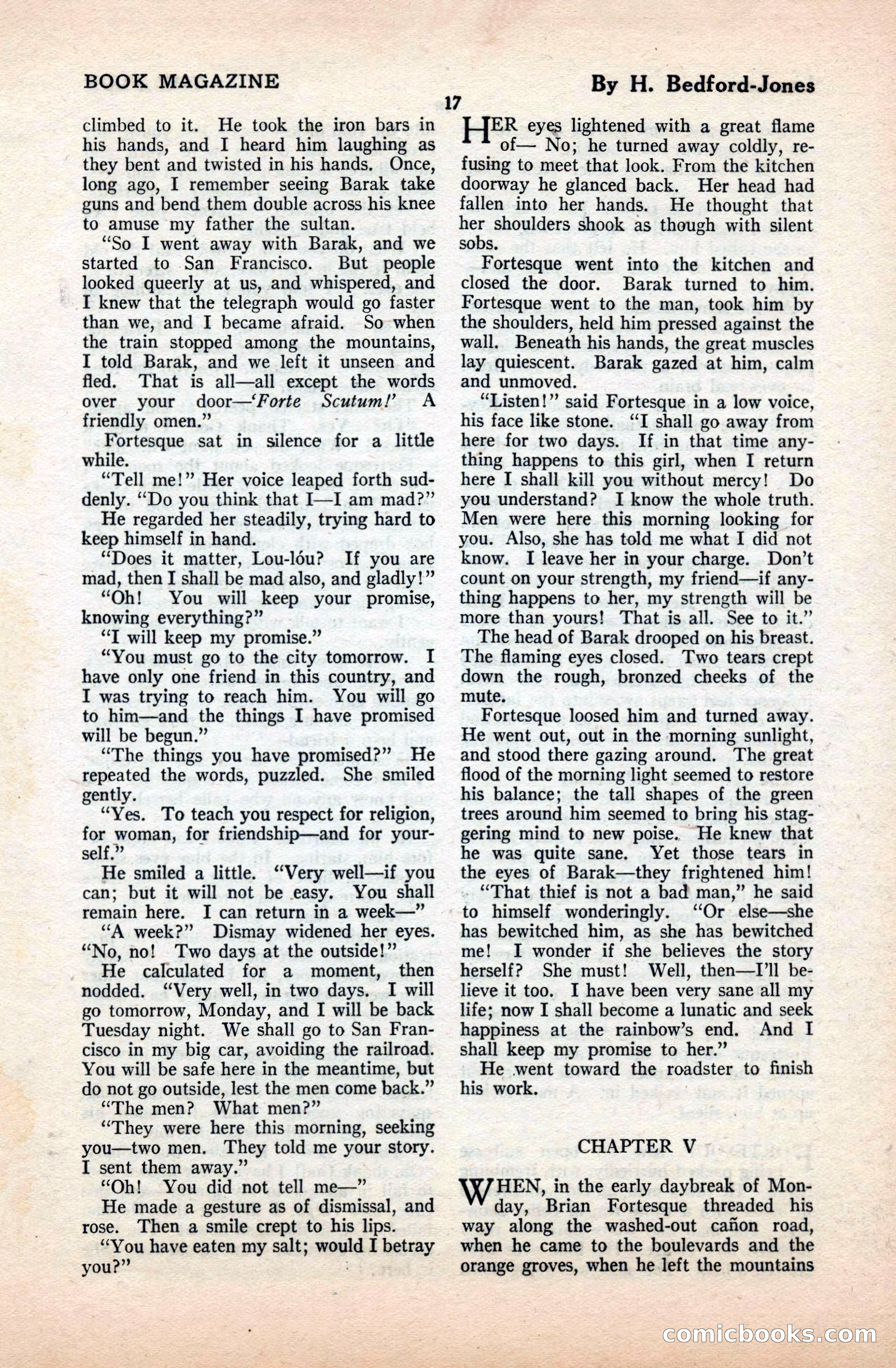 The Blue Book Magazine, September 1922 — page 23 of 204