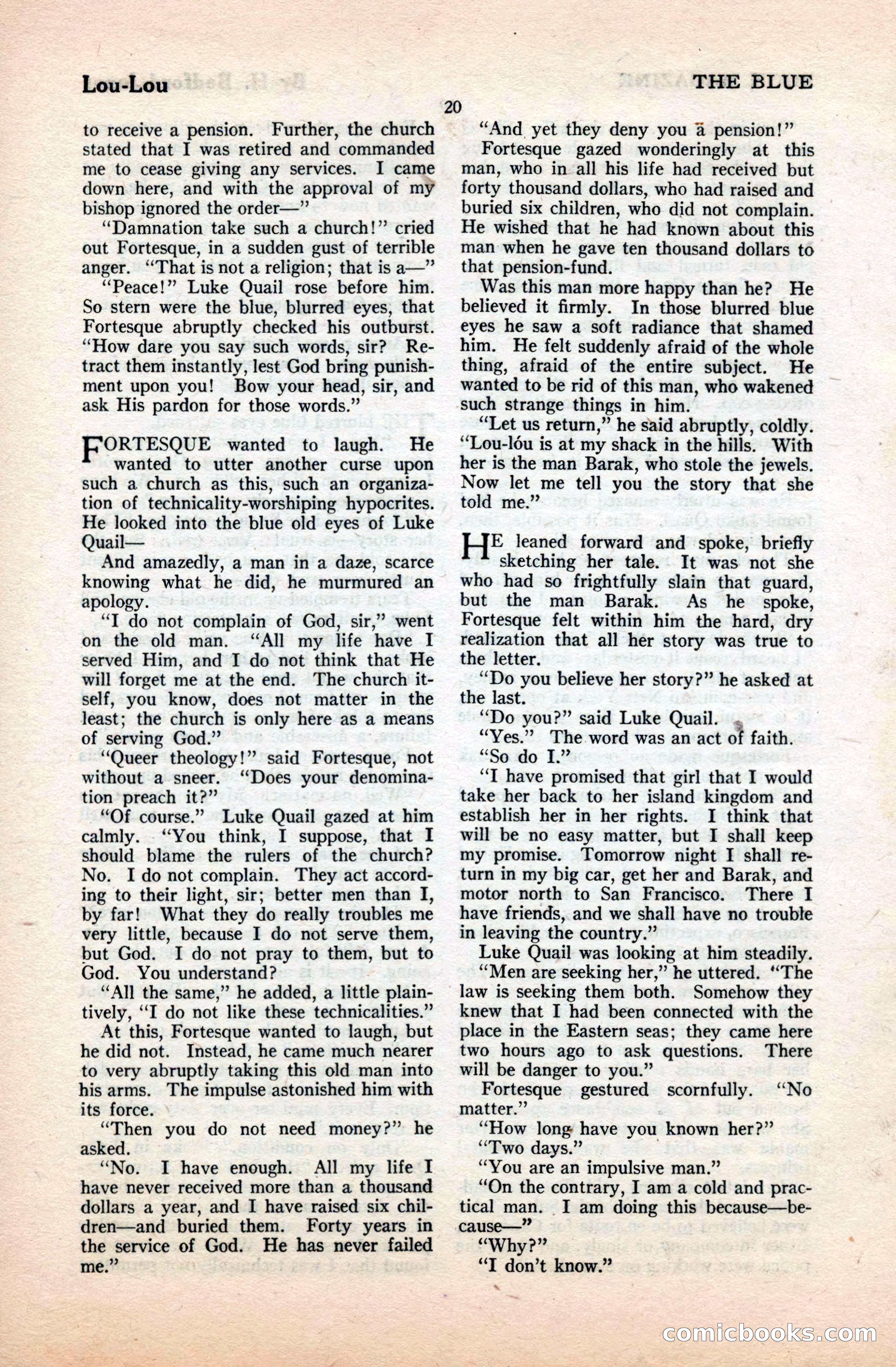 The Blue Book Magazine, September 1922 — page 26 of 204