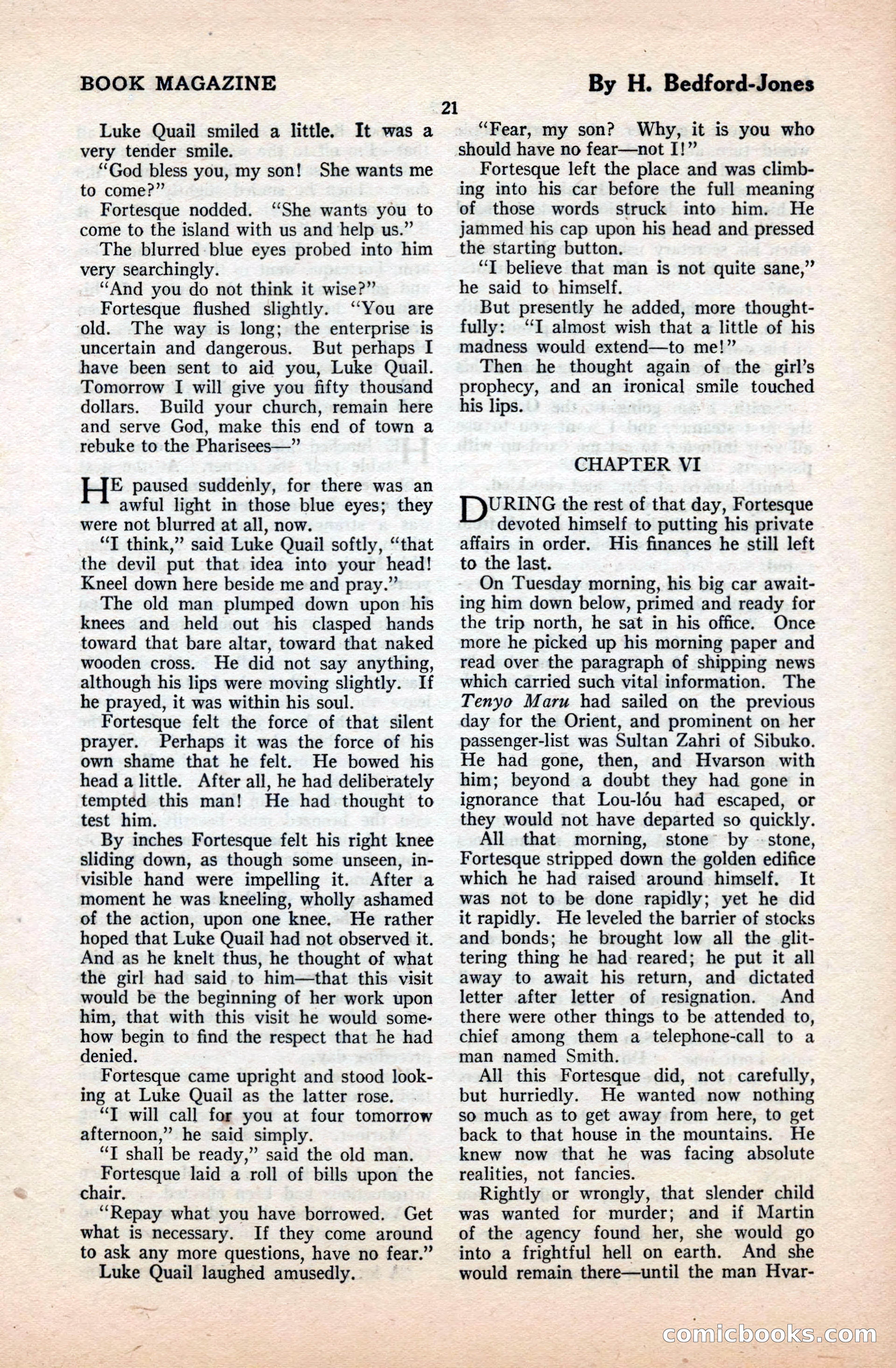 The Blue Book Magazine, September 1922 — page 27 of 204