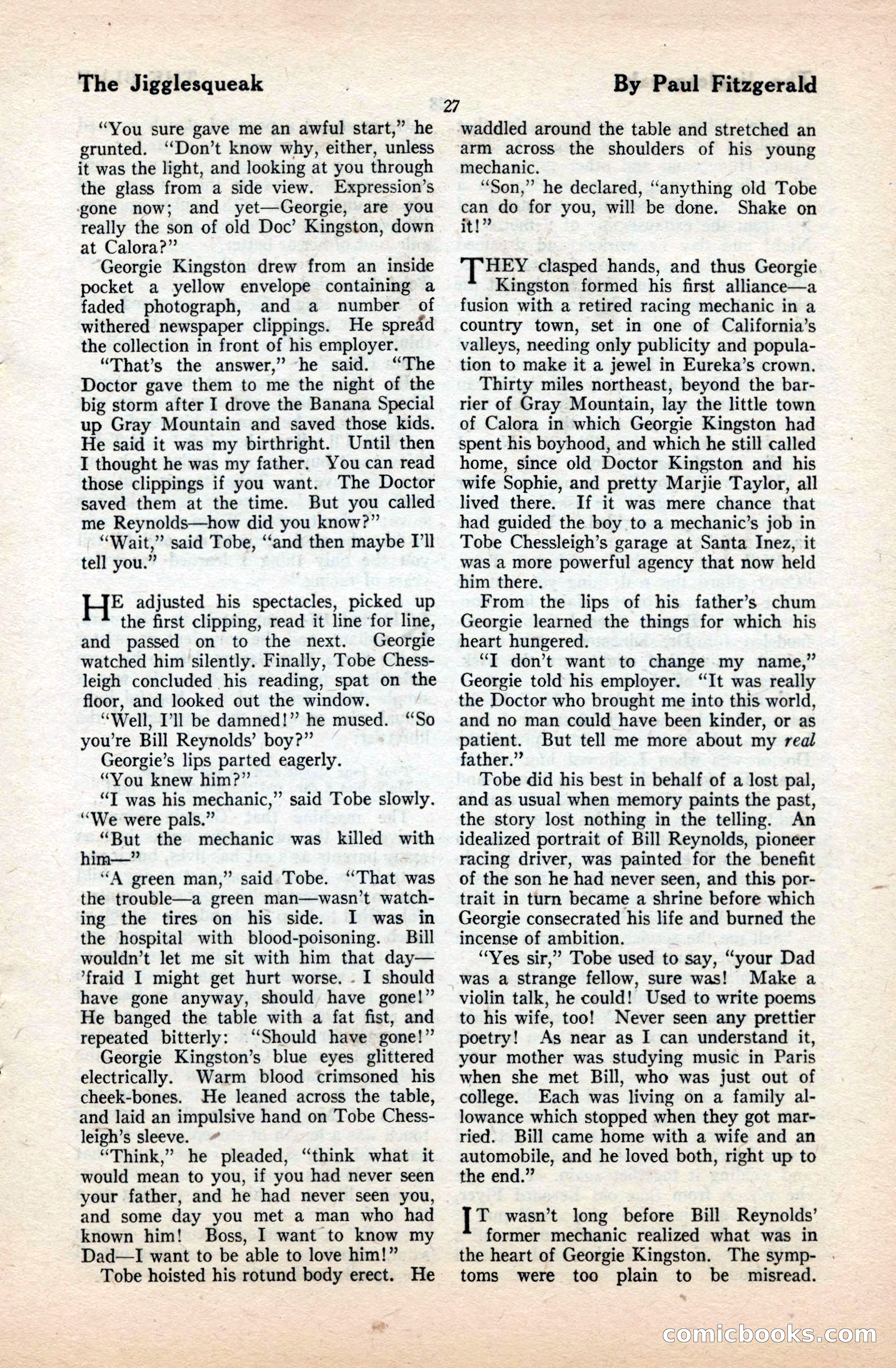 The Blue Book Magazine, September 1922 — page 33 of 204