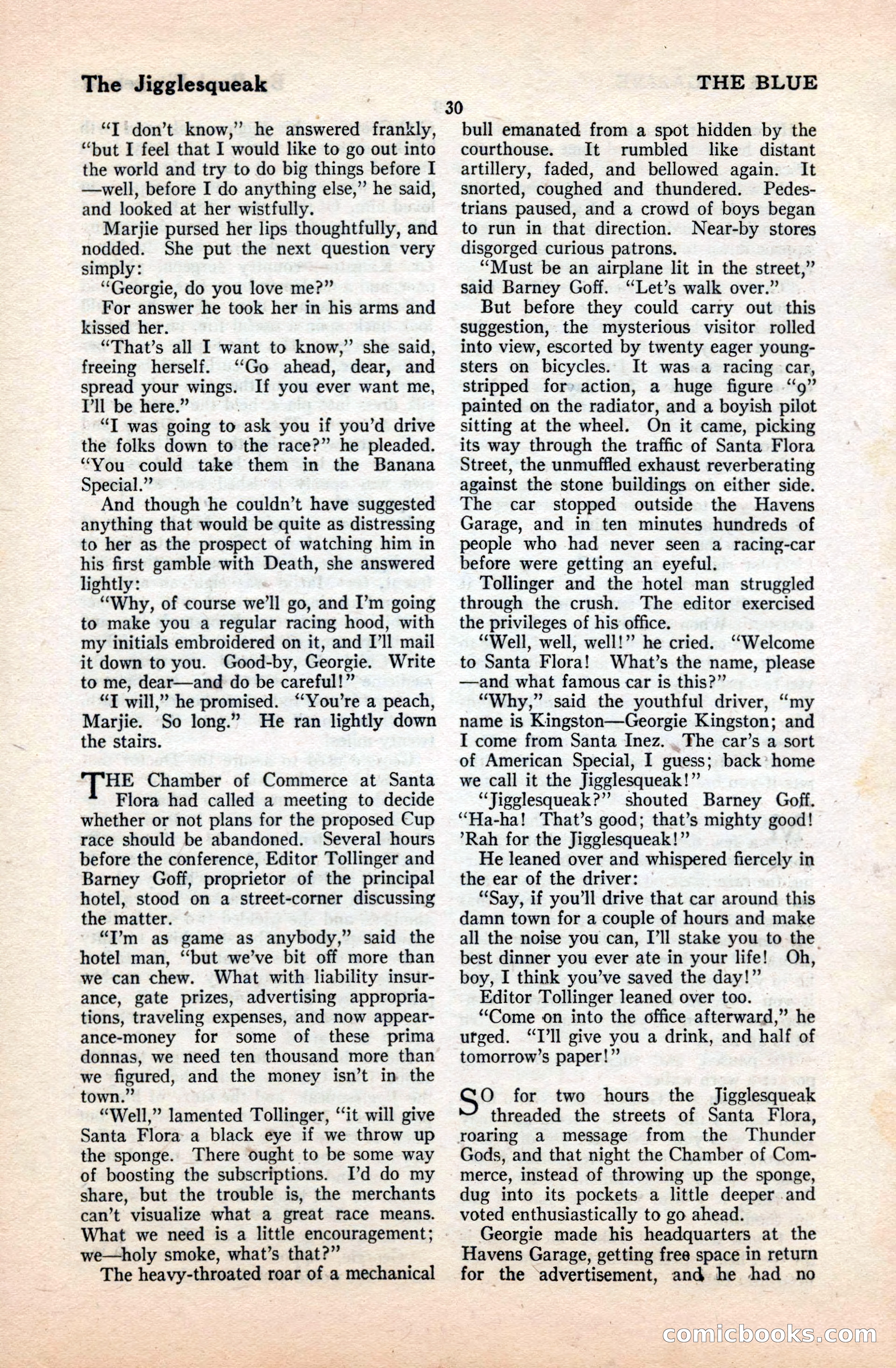 The Blue Book Magazine, September 1922 — page 36 of 204