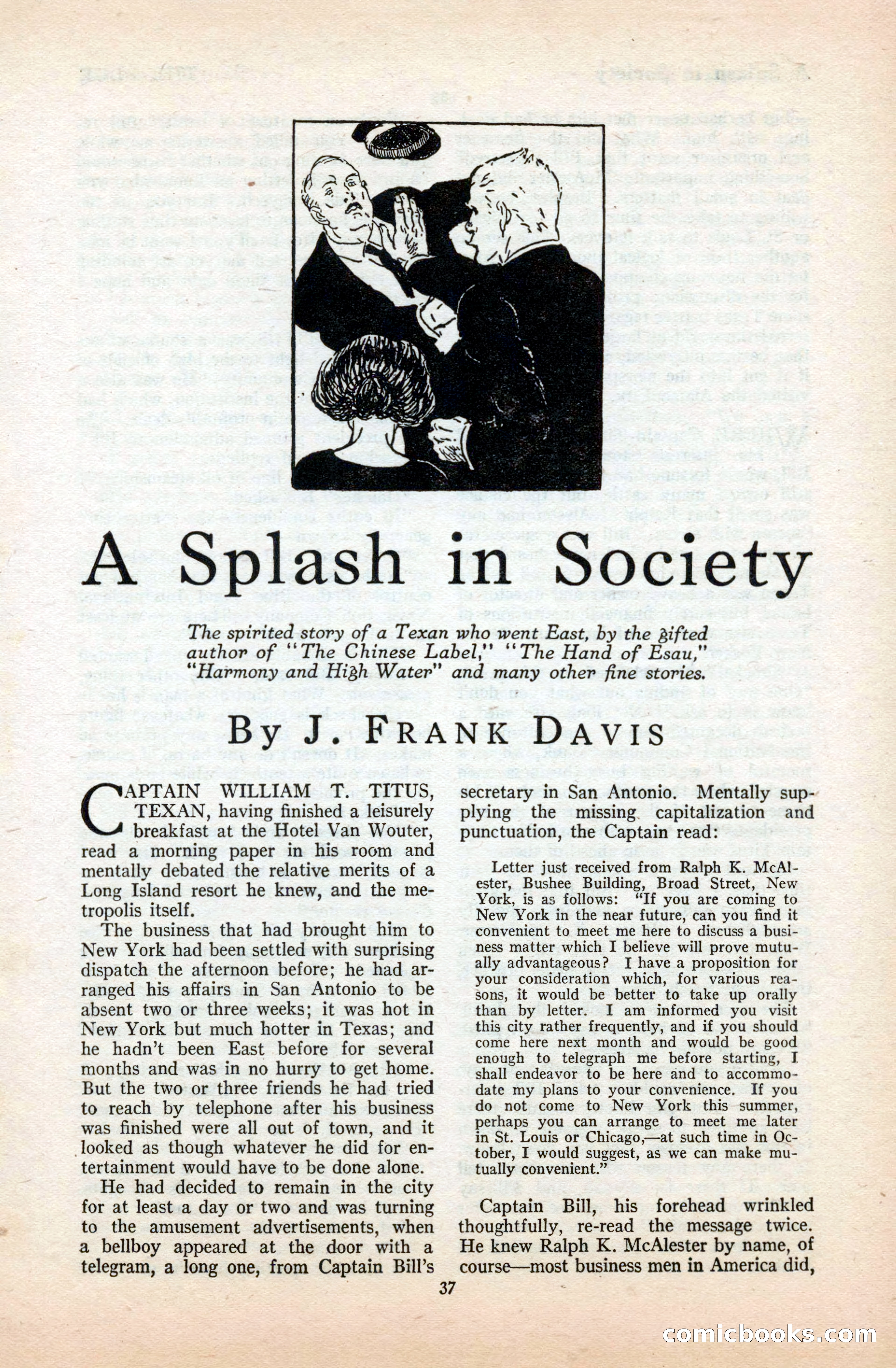 The Blue Book Magazine, September 1922 — page 43 of 204