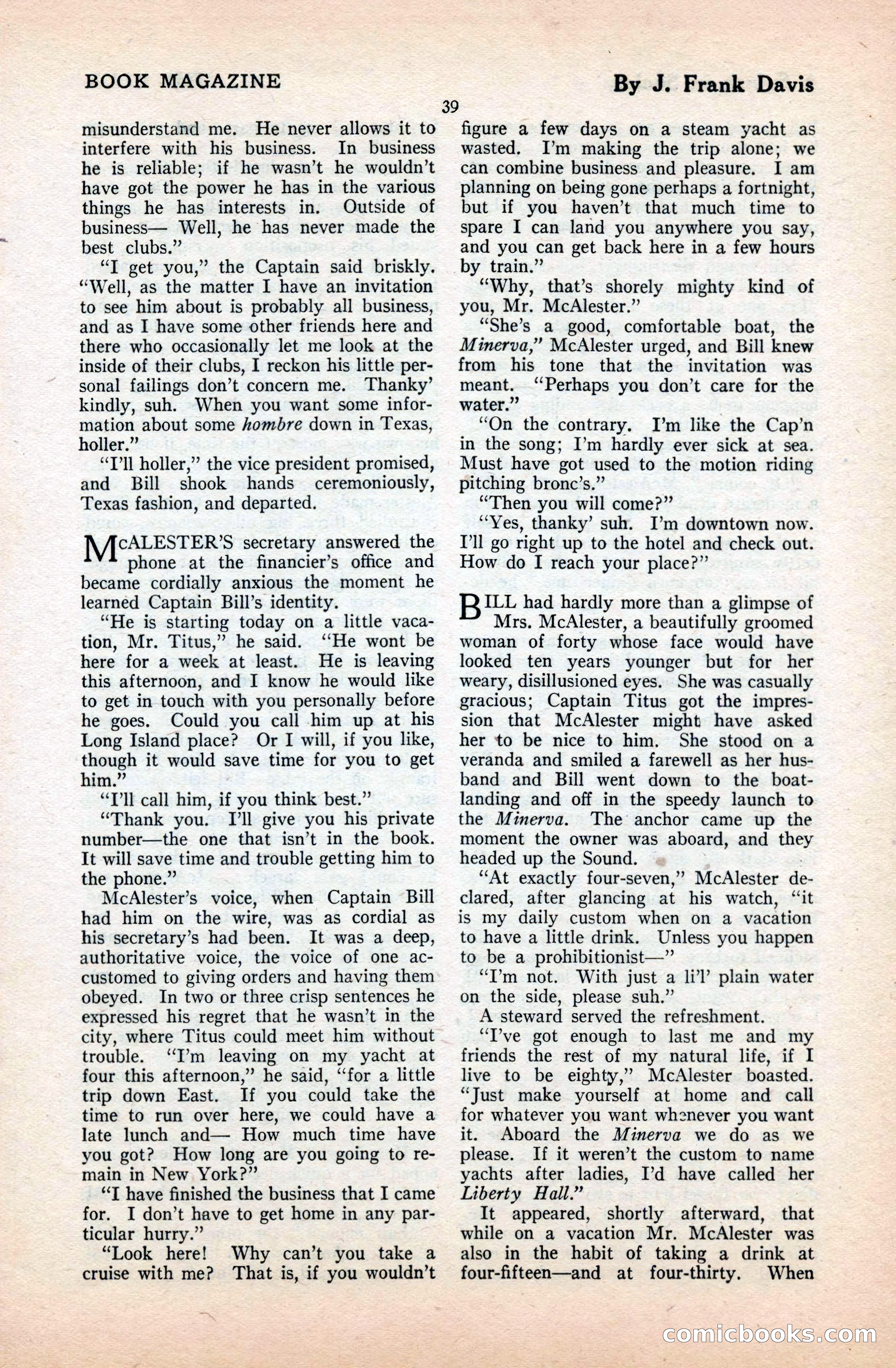 The Blue Book Magazine, September 1922 — page 45 of 204