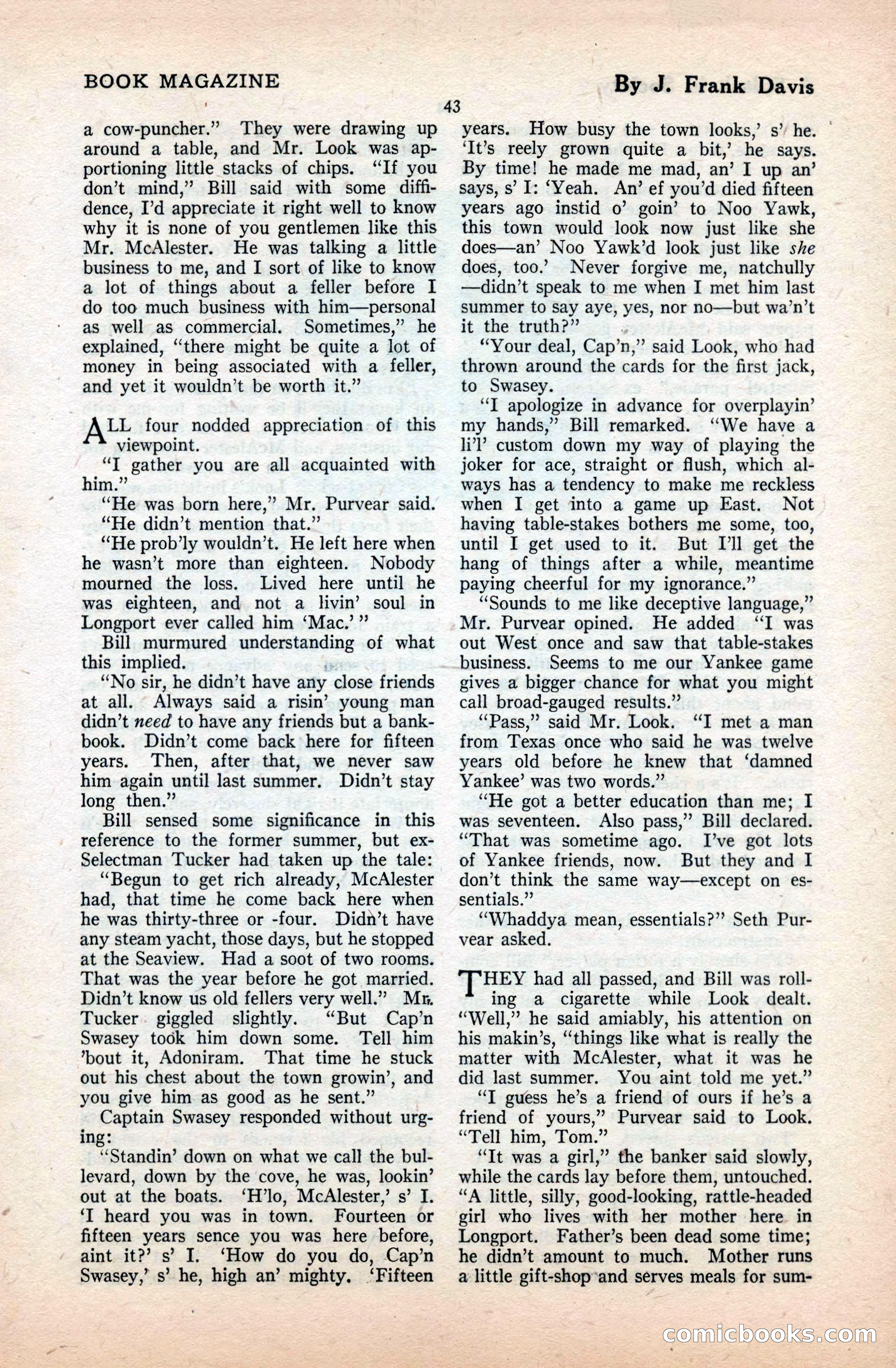 The Blue Book Magazine, September 1922 — page 49 of 204