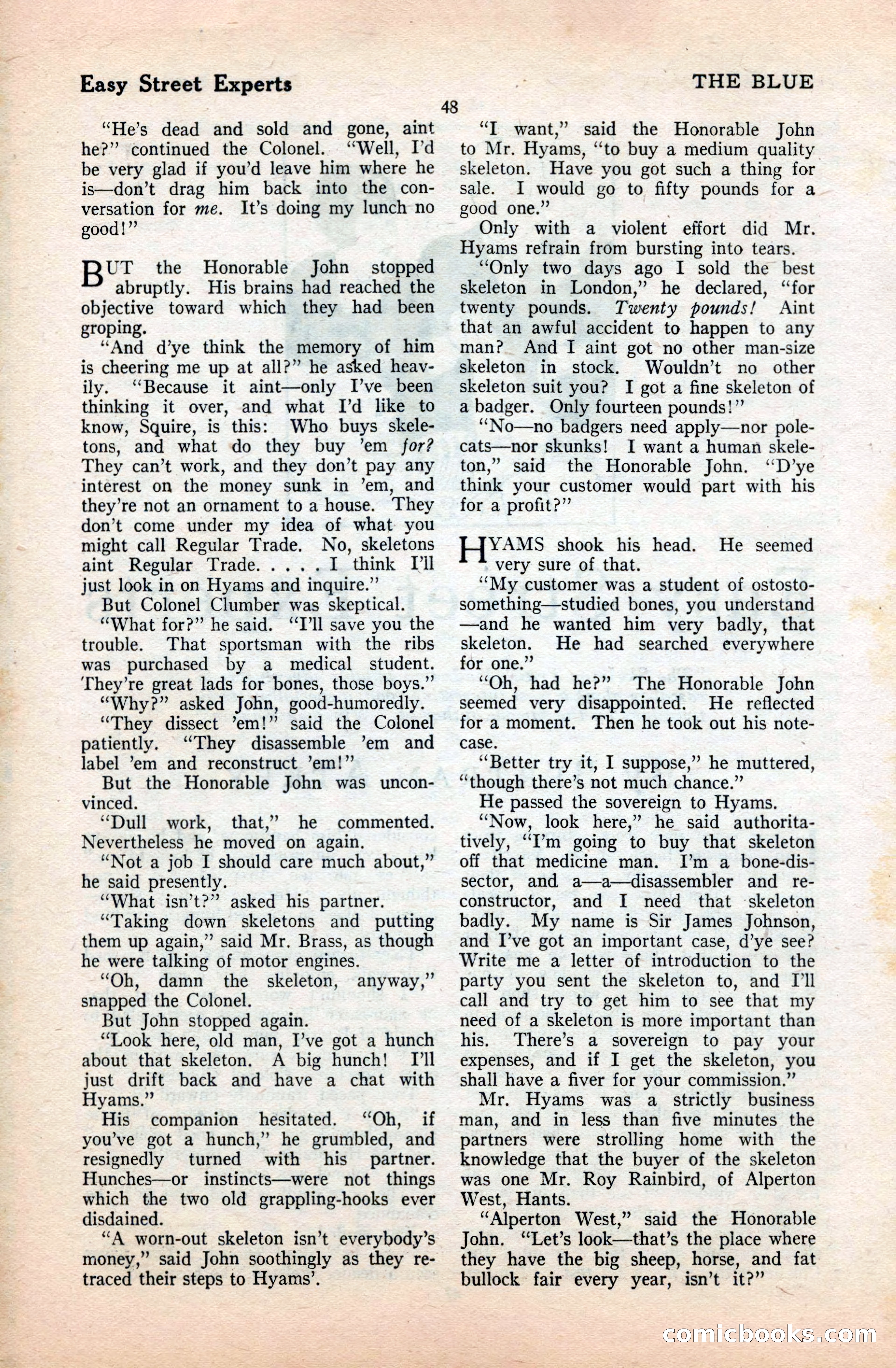The Blue Book Magazine, September 1922 — page 54 of 204