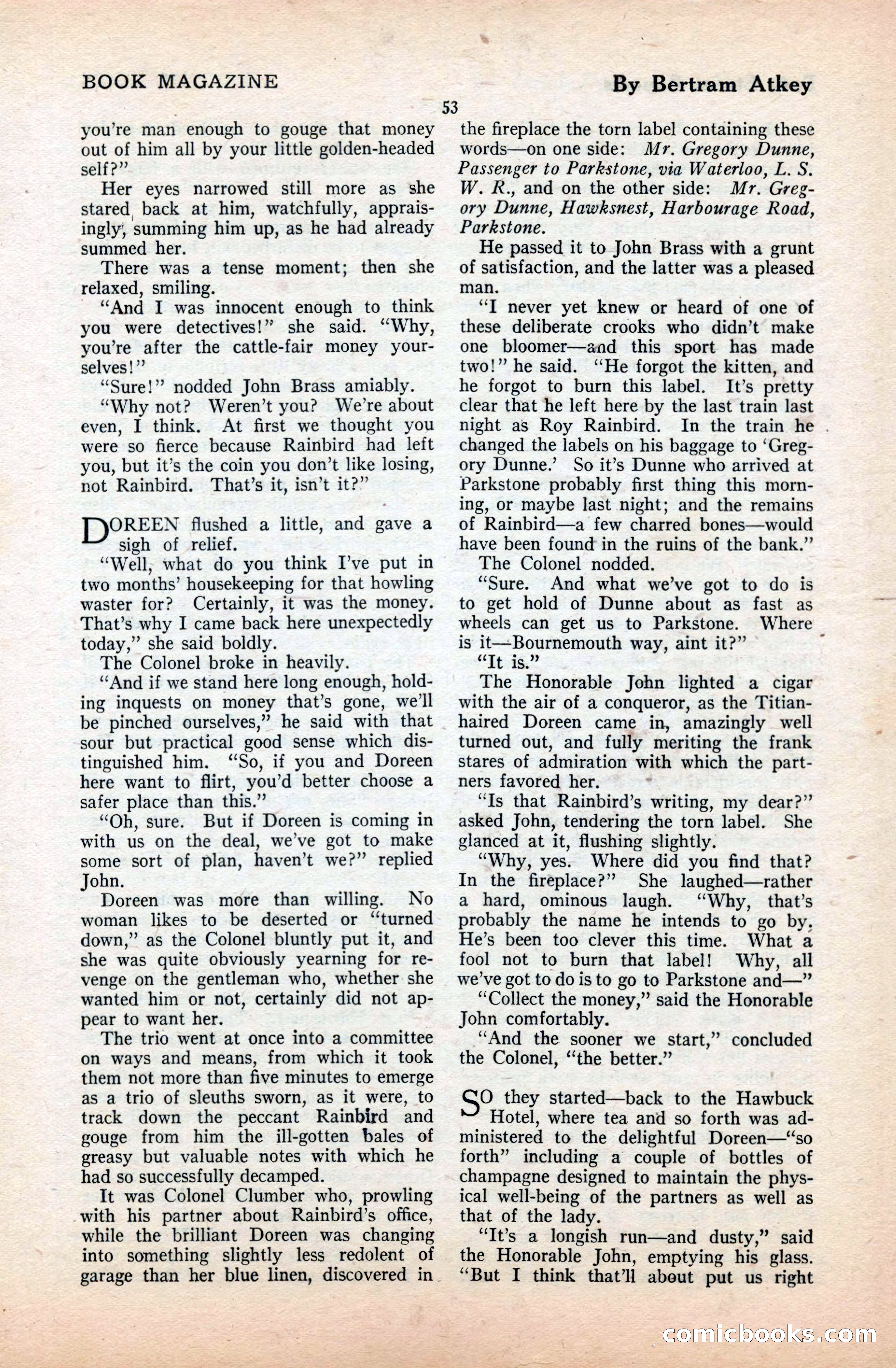 The Blue Book Magazine, September 1922 — page 59 of 204