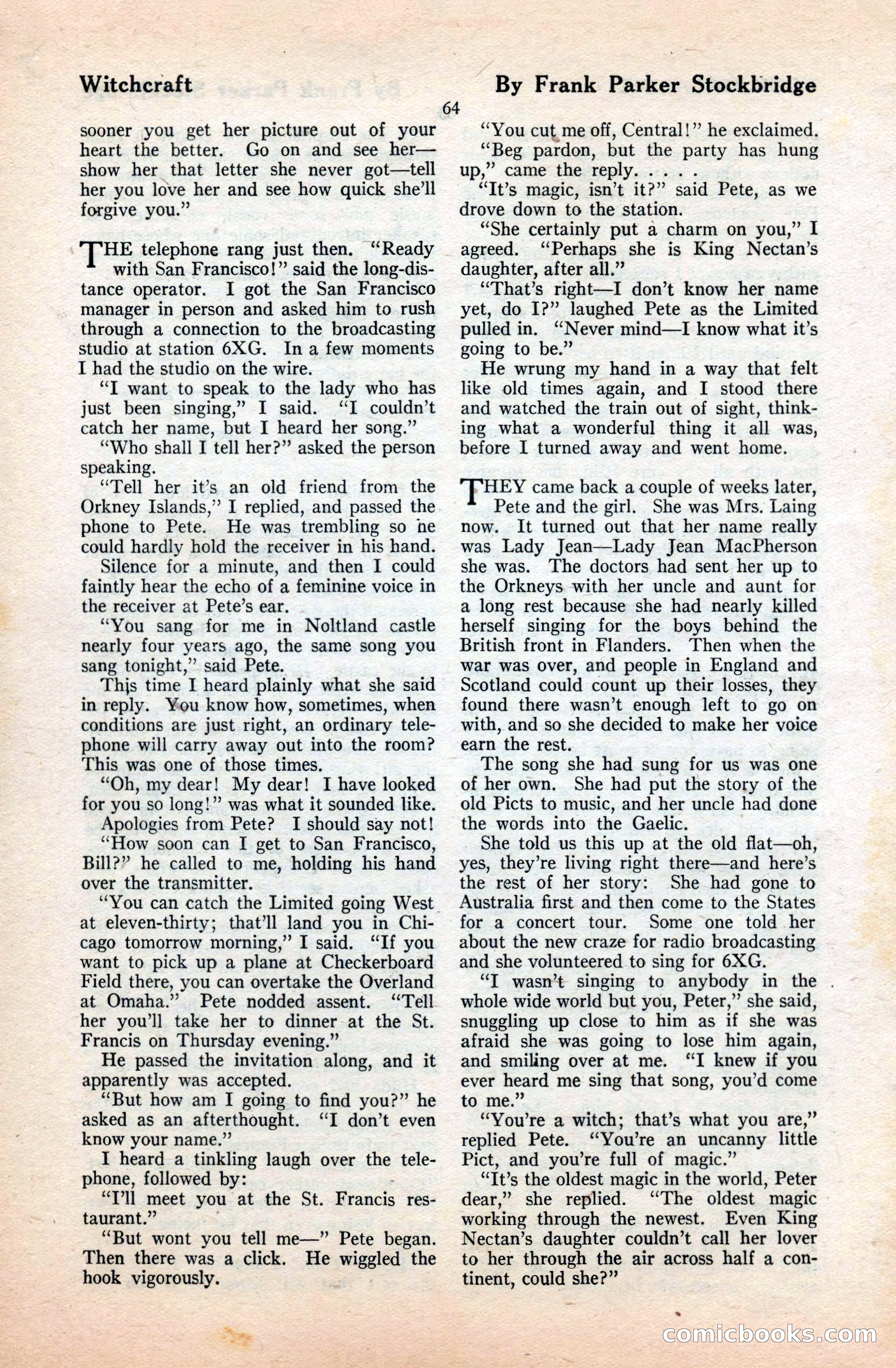 The Blue Book Magazine, September 1922 — page 70 of 204
