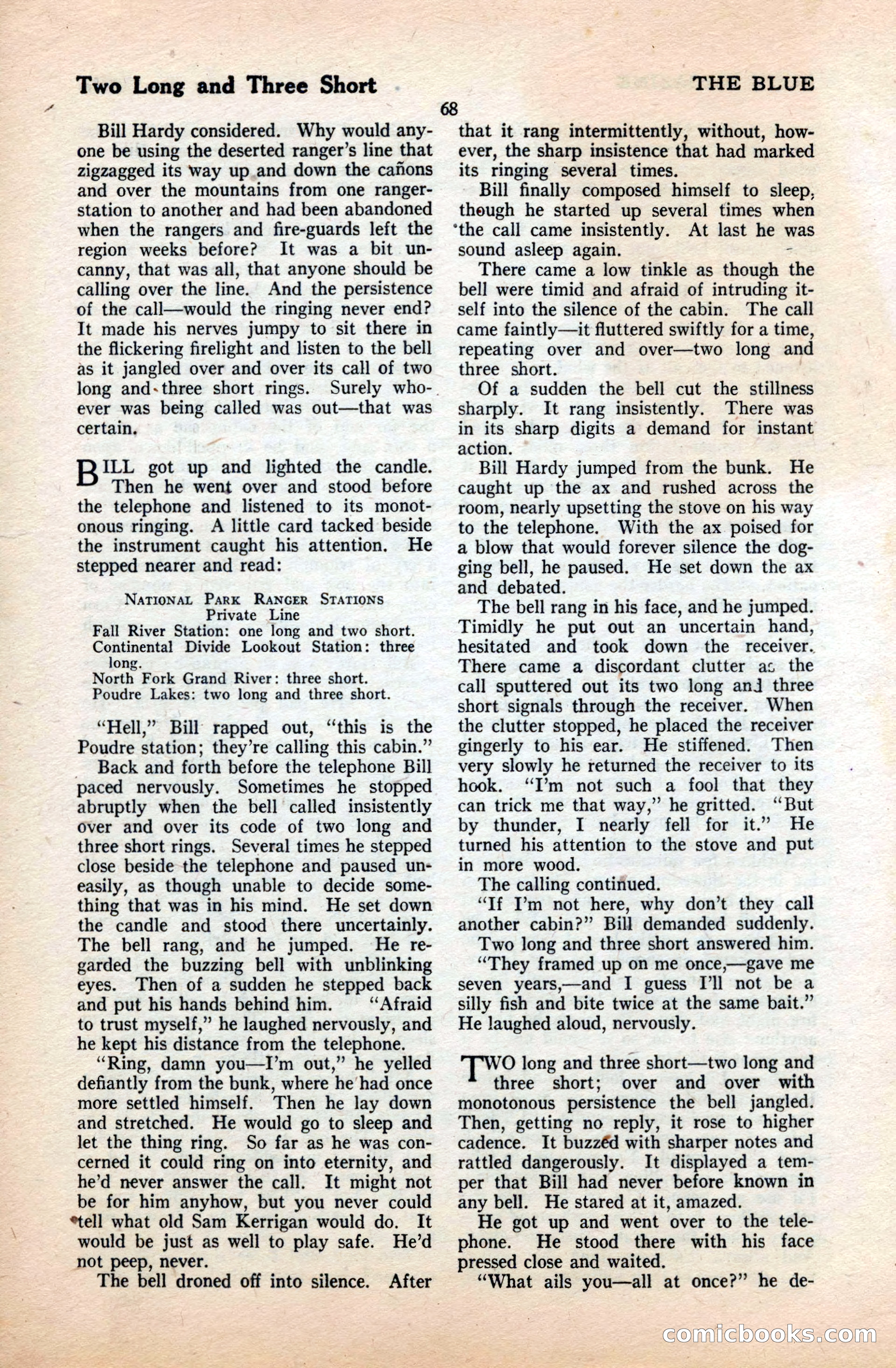 The Blue Book Magazine, September 1922 — page 74 of 204