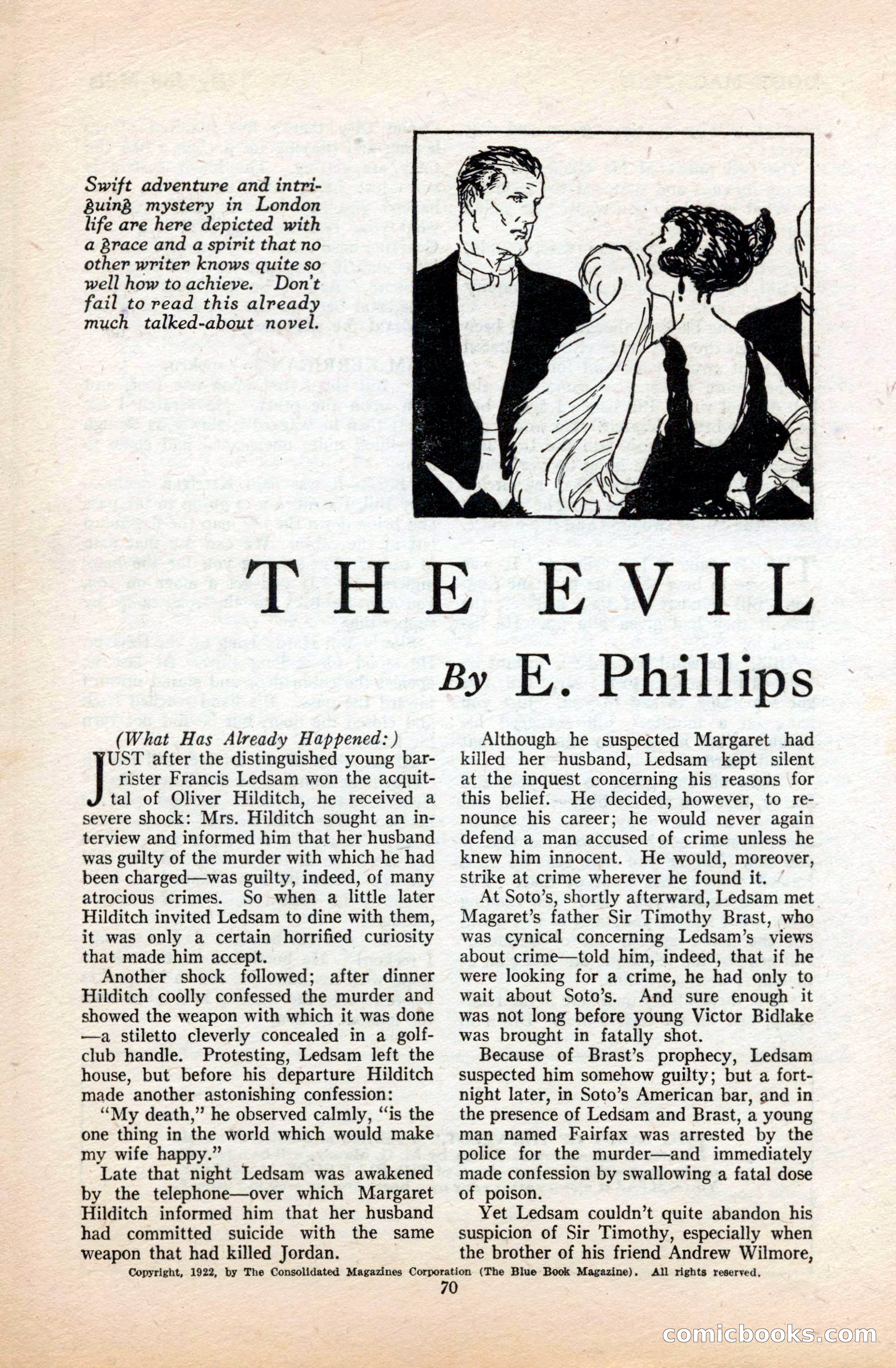 The Blue Book Magazine, September 1922 — page 76 of 204