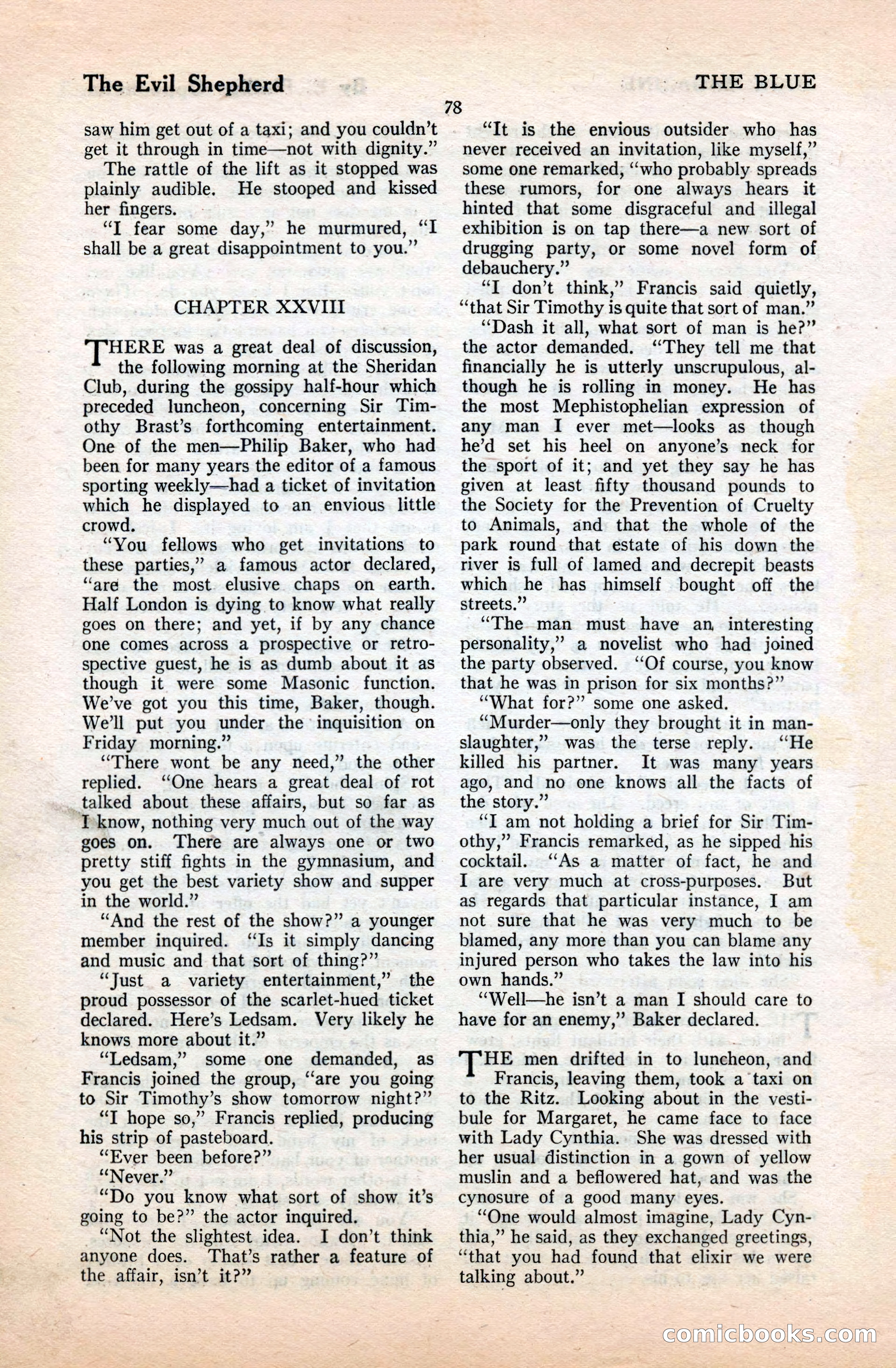 The Blue Book Magazine, September 1922 — page 84 of 204
