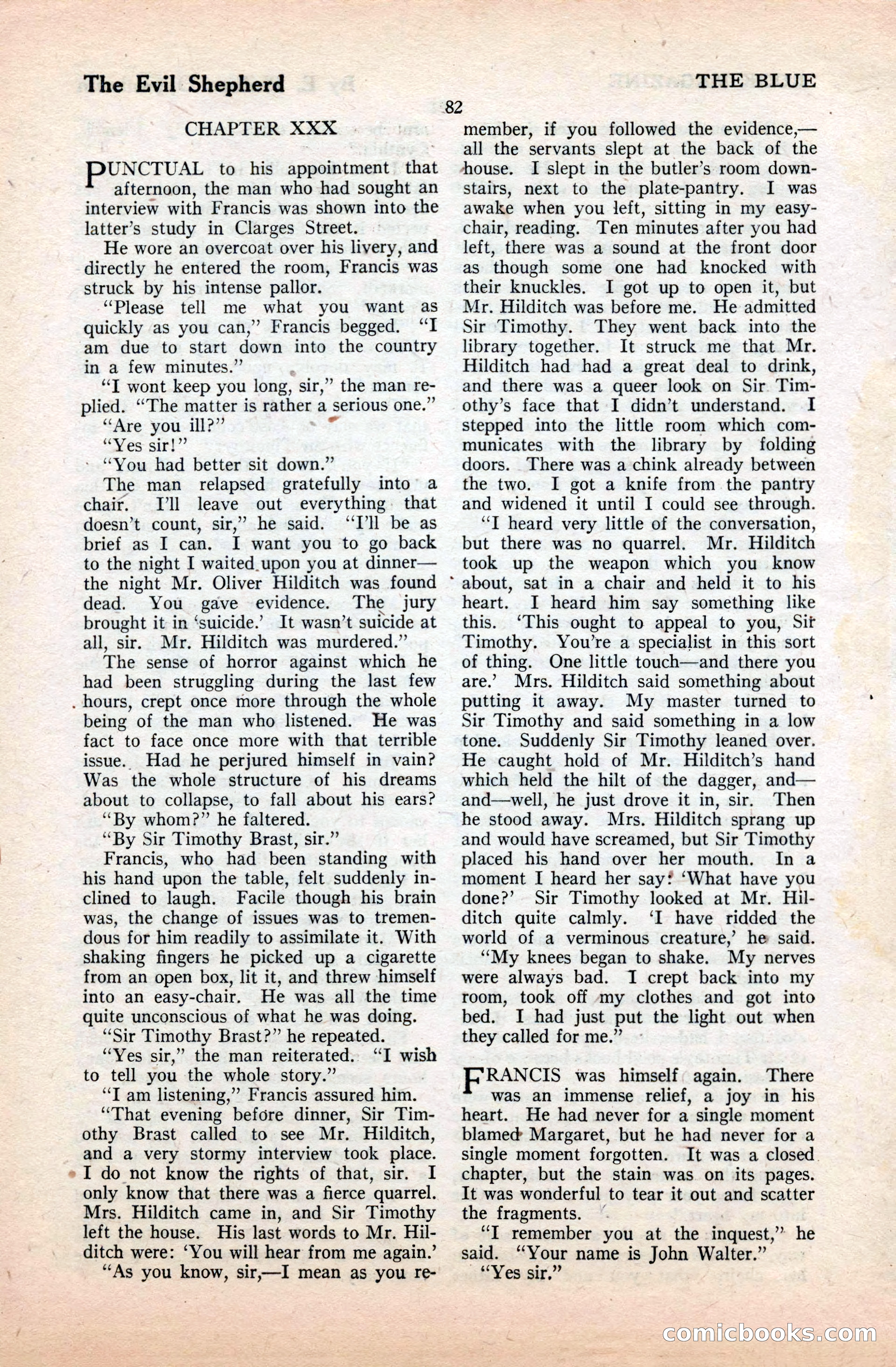 The Blue Book Magazine, September 1922 — page 88 of 204