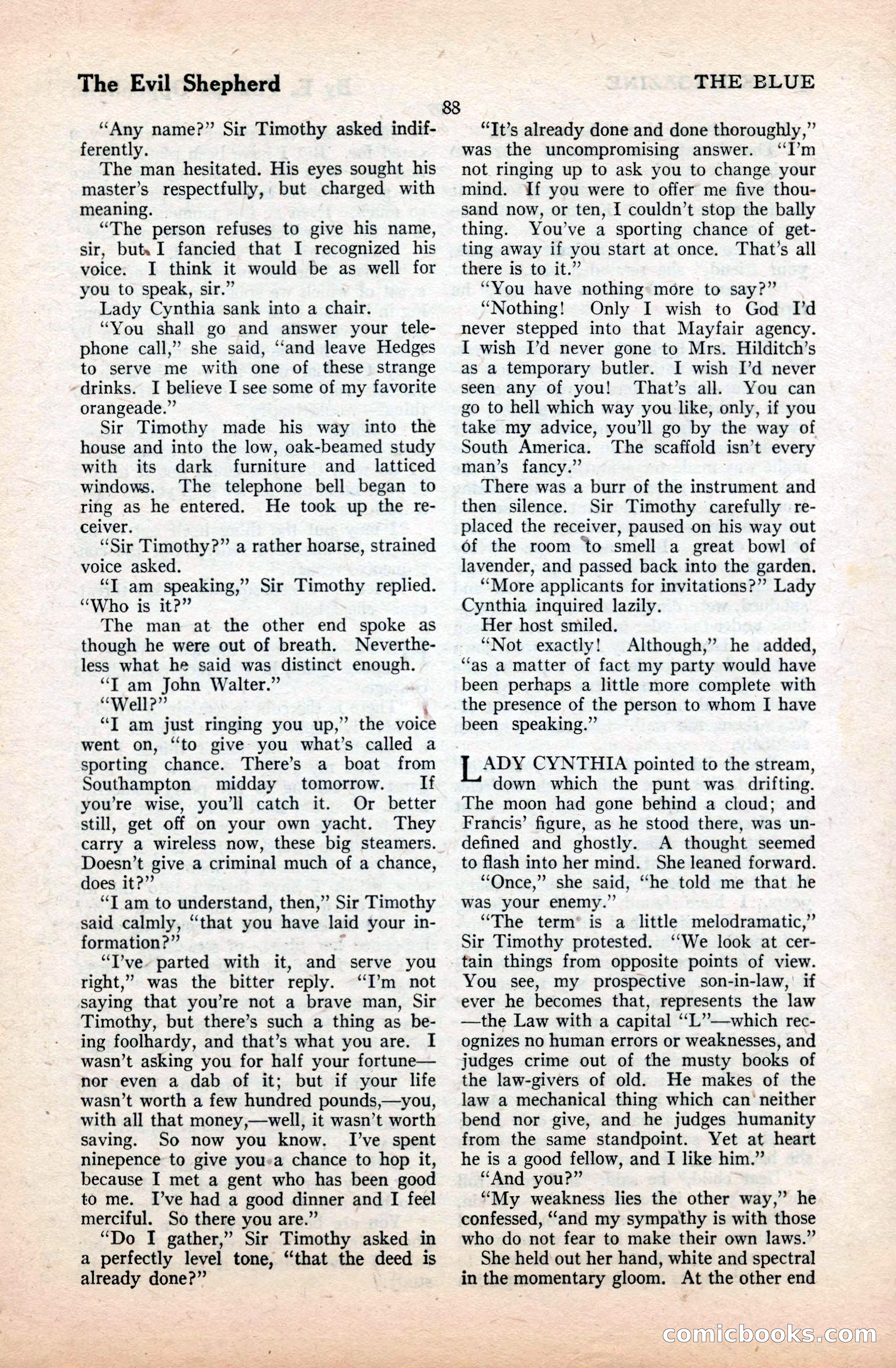 The Blue Book Magazine, September 1922 — page 94 of 204