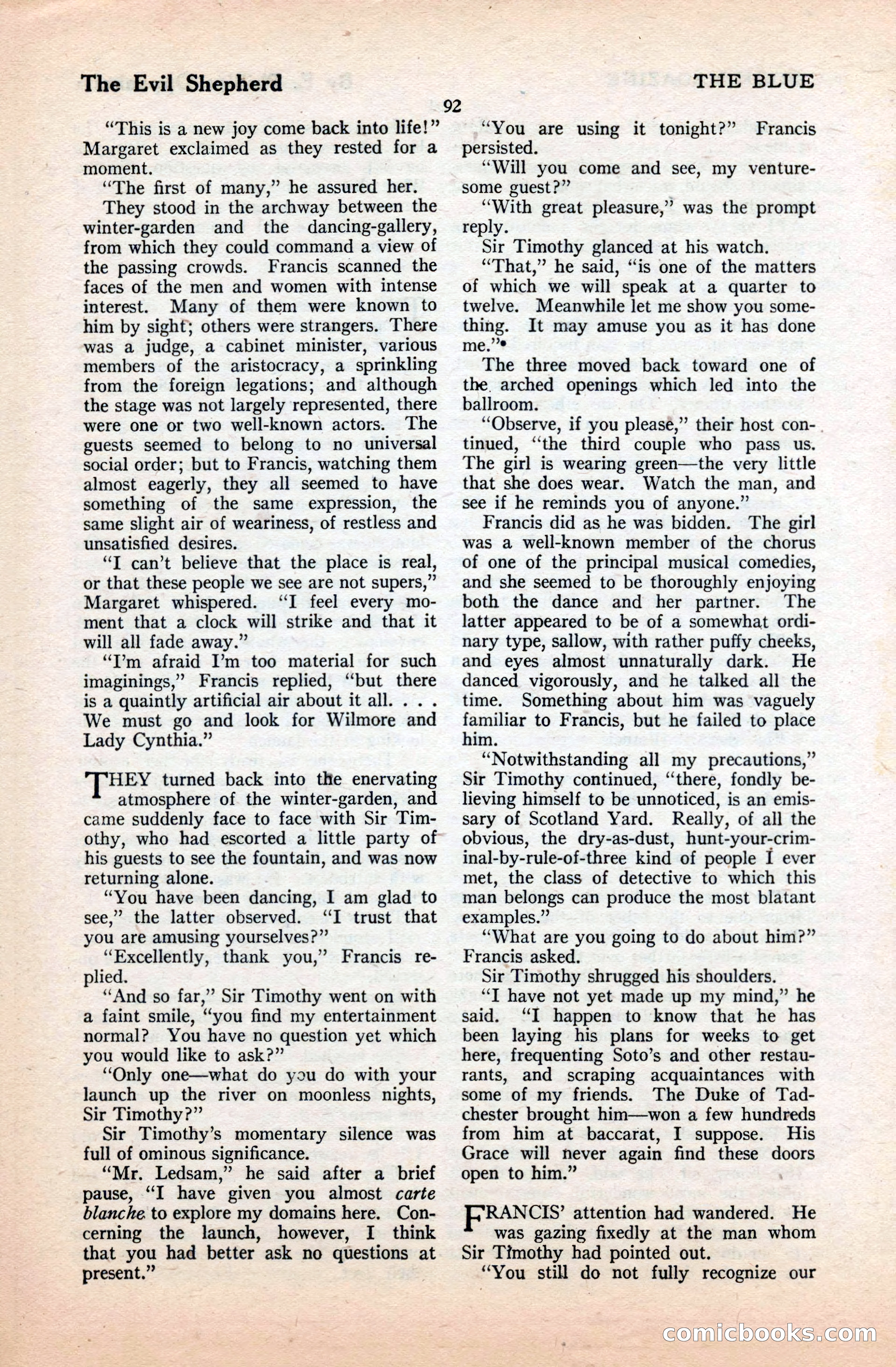 The Blue Book Magazine, September 1922 — page 98 of 204