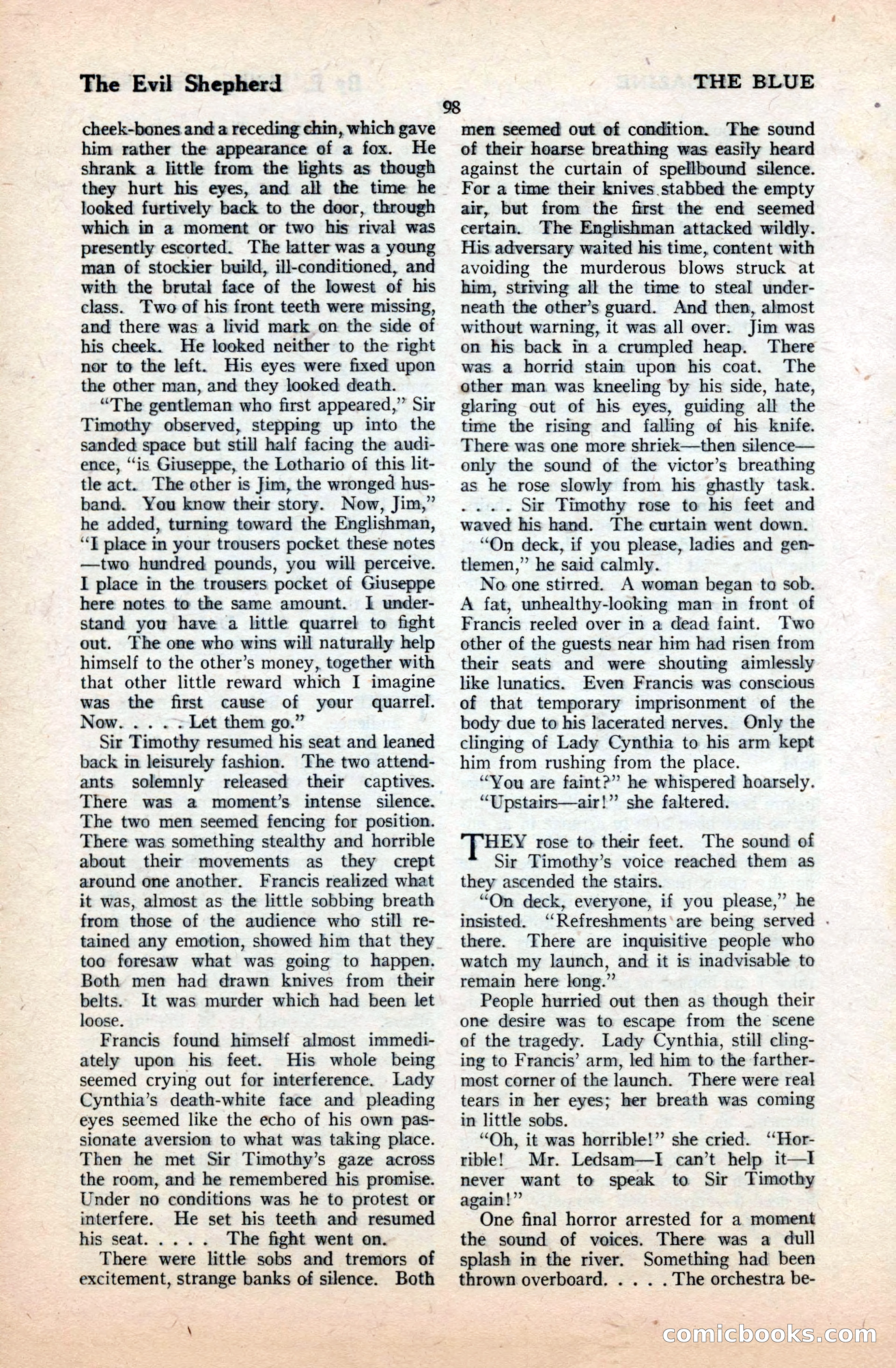 The Blue Book Magazine, September 1922 — page 104 of 204