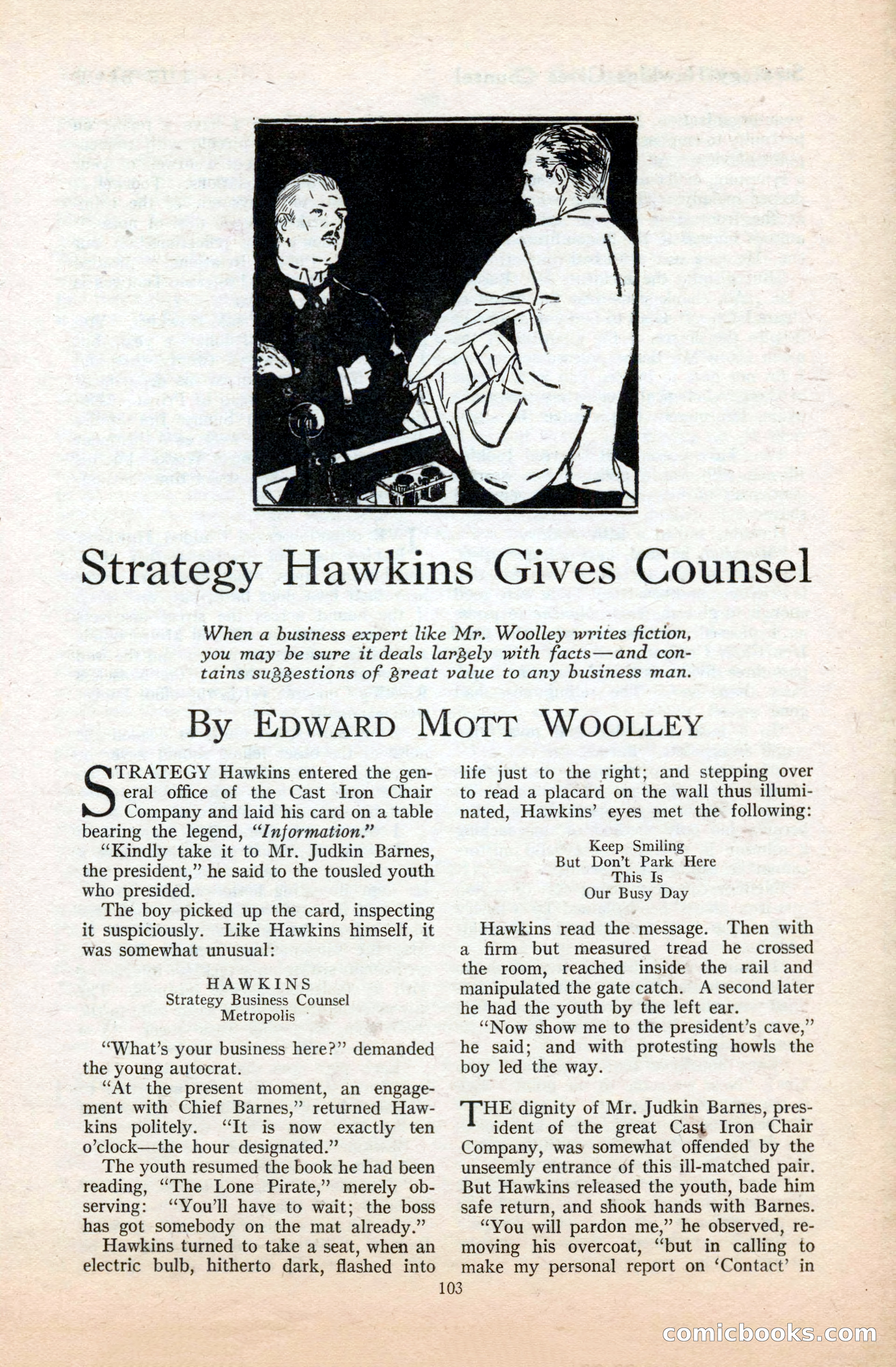The Blue Book Magazine, September 1922 — page 109 of 204