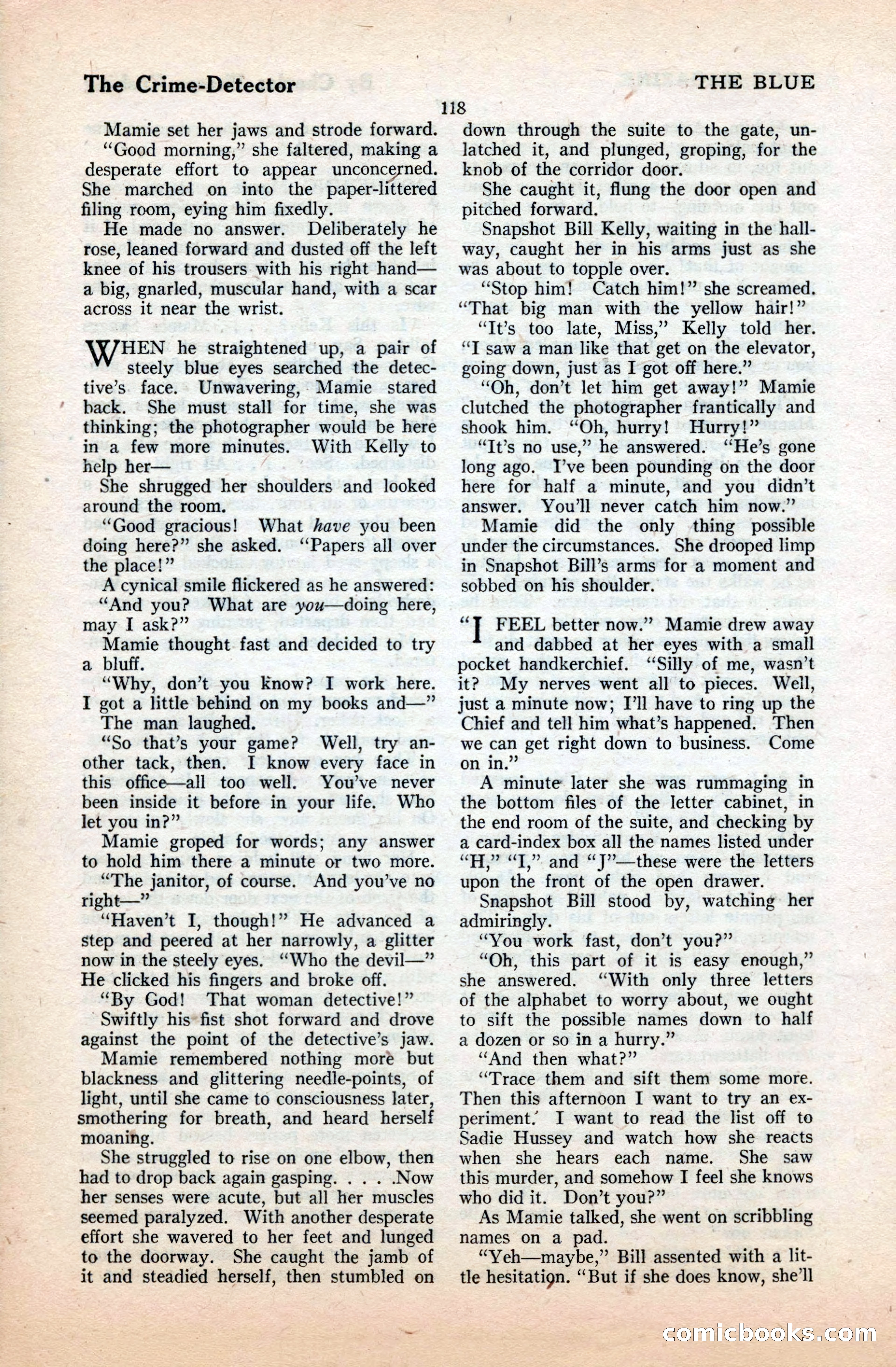 The Blue Book Magazine, September 1922 — page 124 of 204