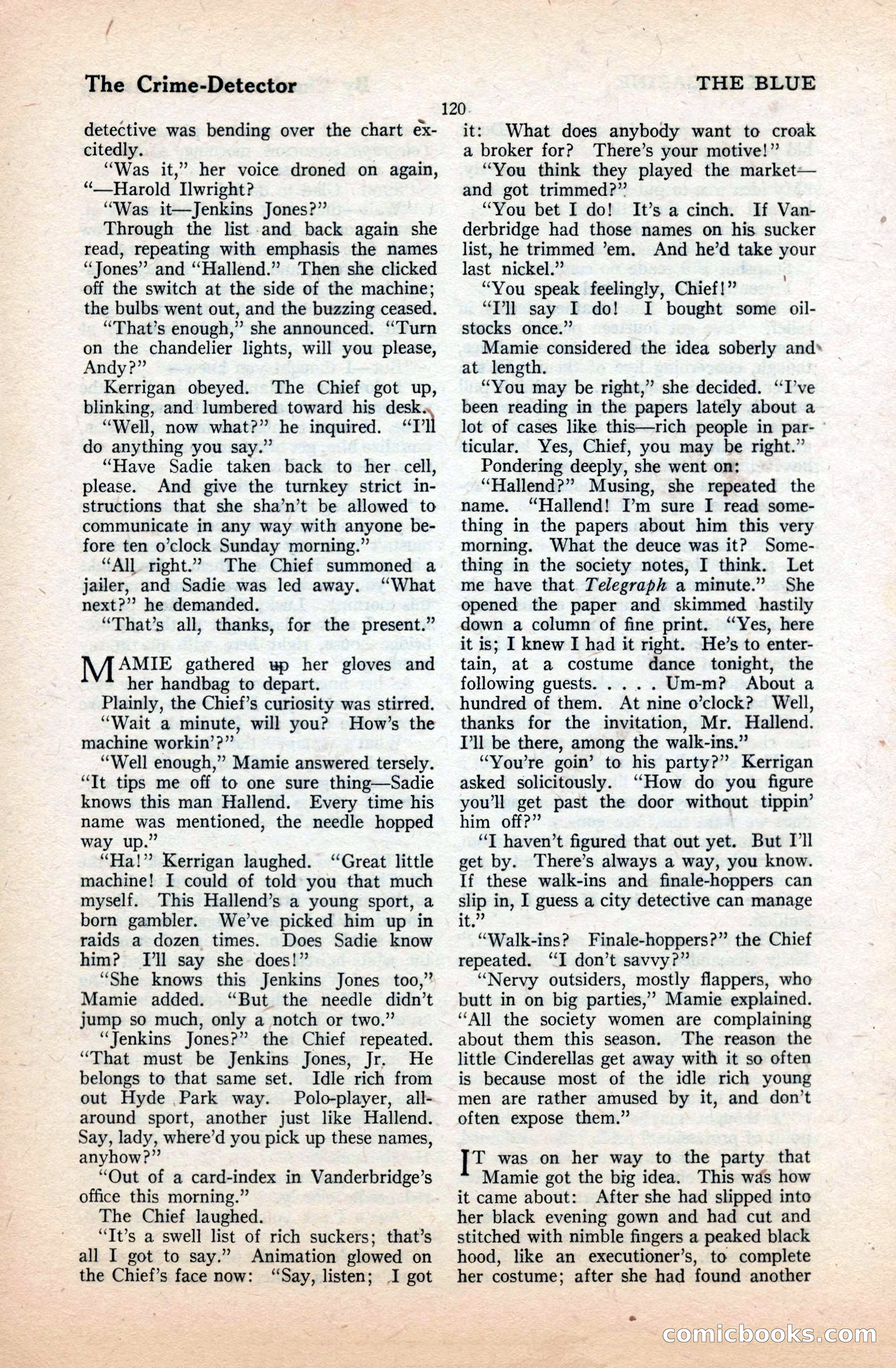 The Blue Book Magazine, September 1922 — page 126 of 204