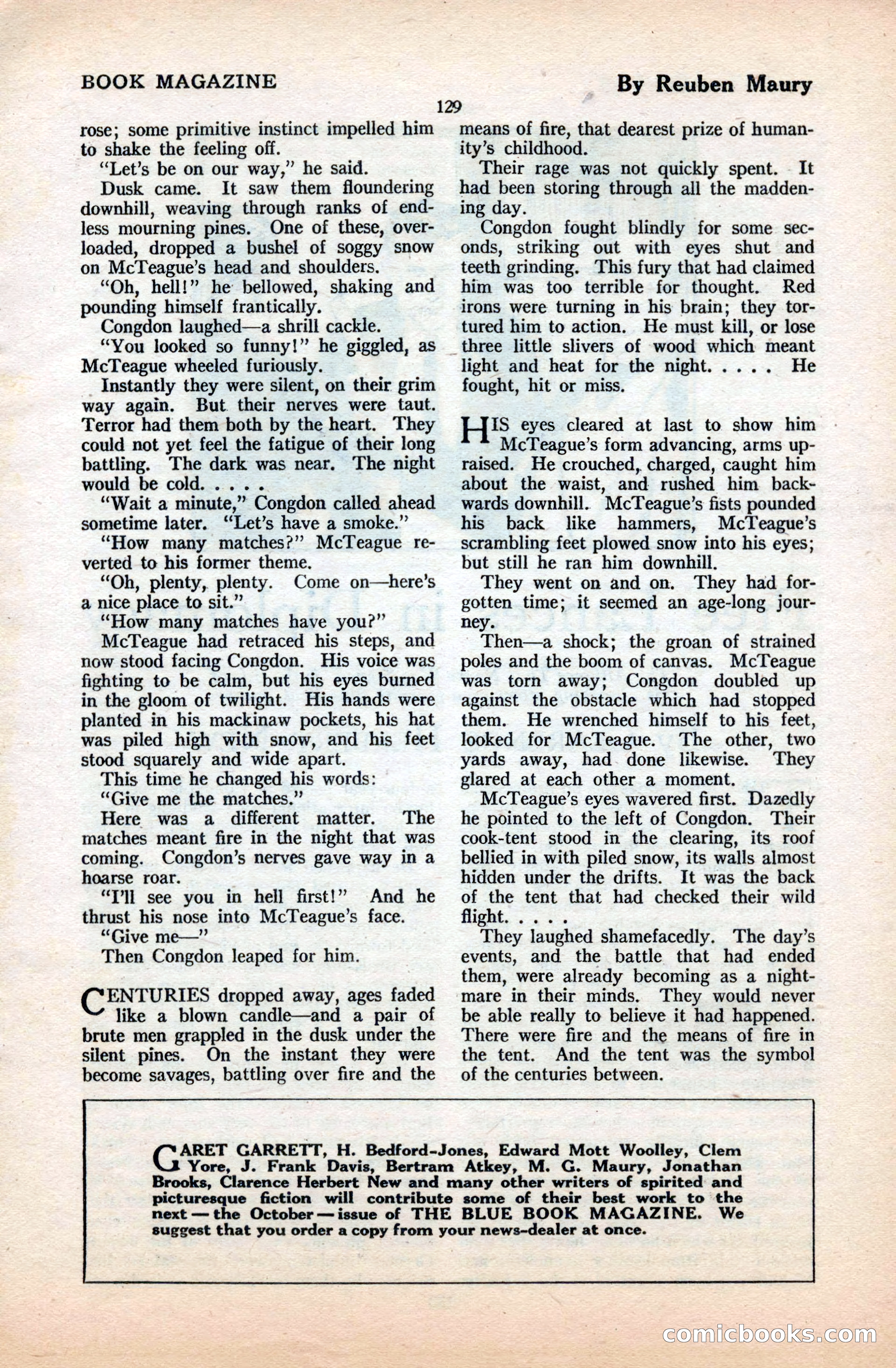 The Blue Book Magazine, September 1922 — page 135 of 204