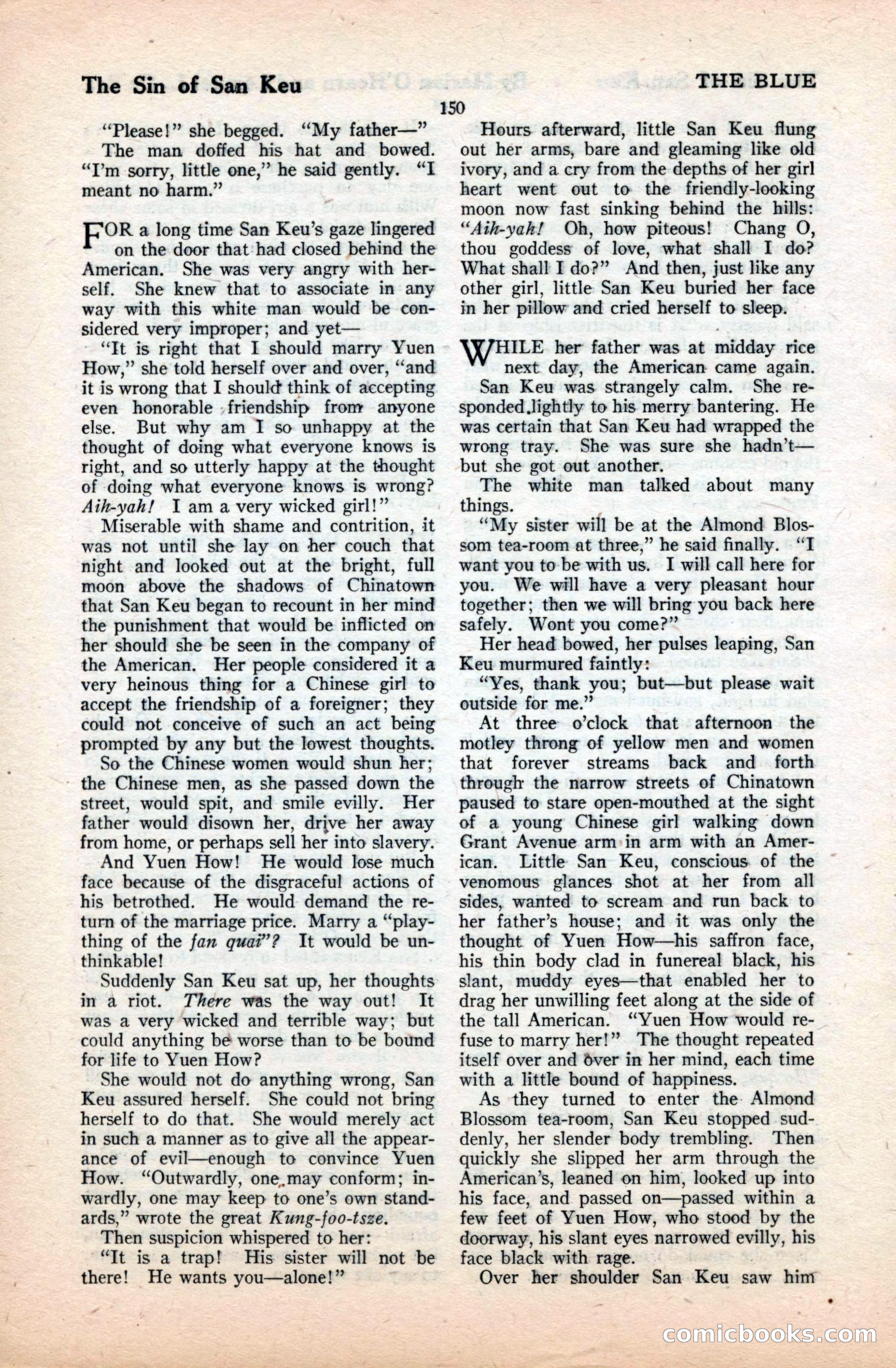 The Blue Book Magazine, September 1922 — page 156 of 204