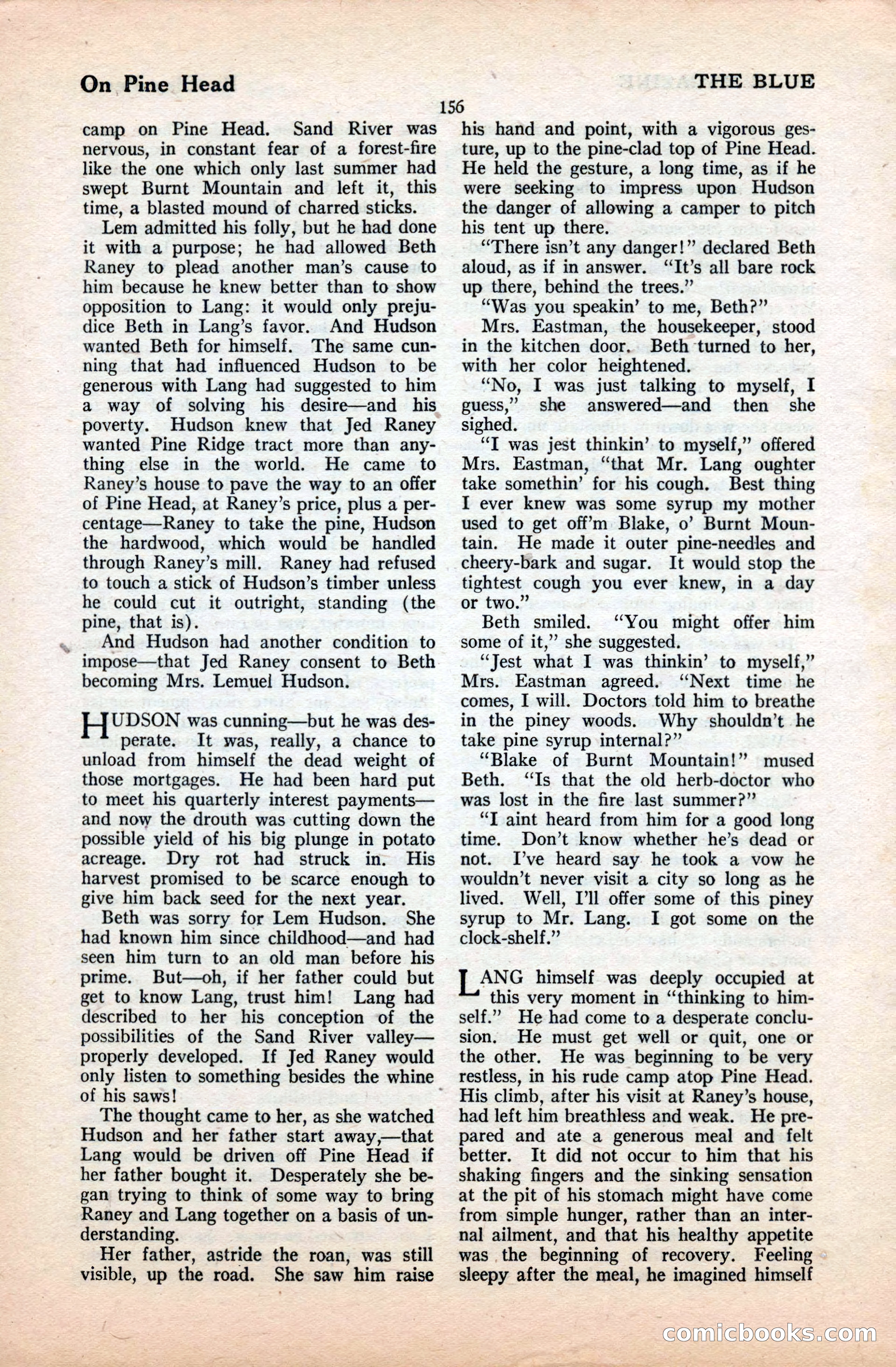 The Blue Book Magazine, September 1922 — page 162 of 204