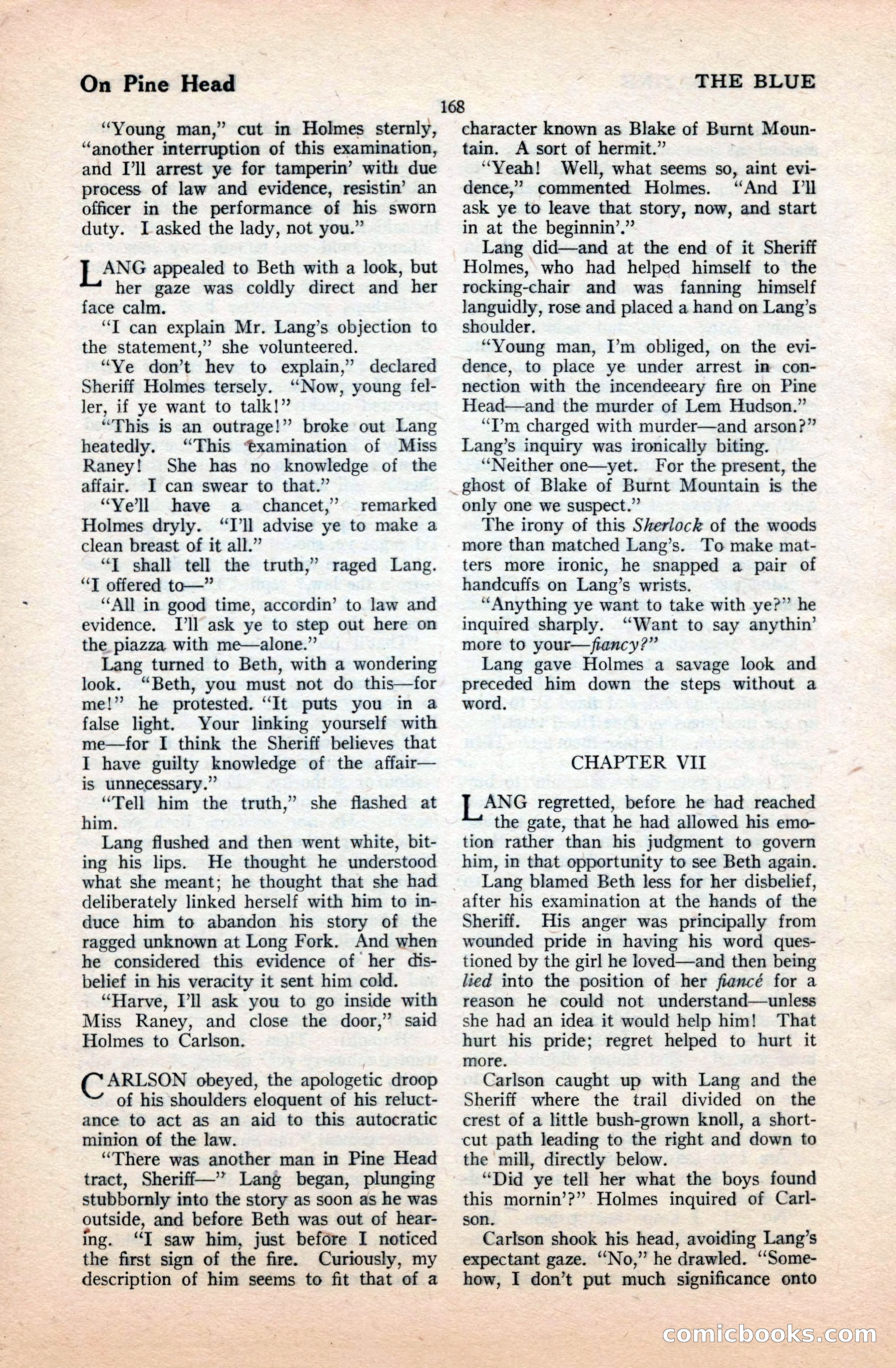The Blue Book Magazine, September 1922 — page 174 of 204