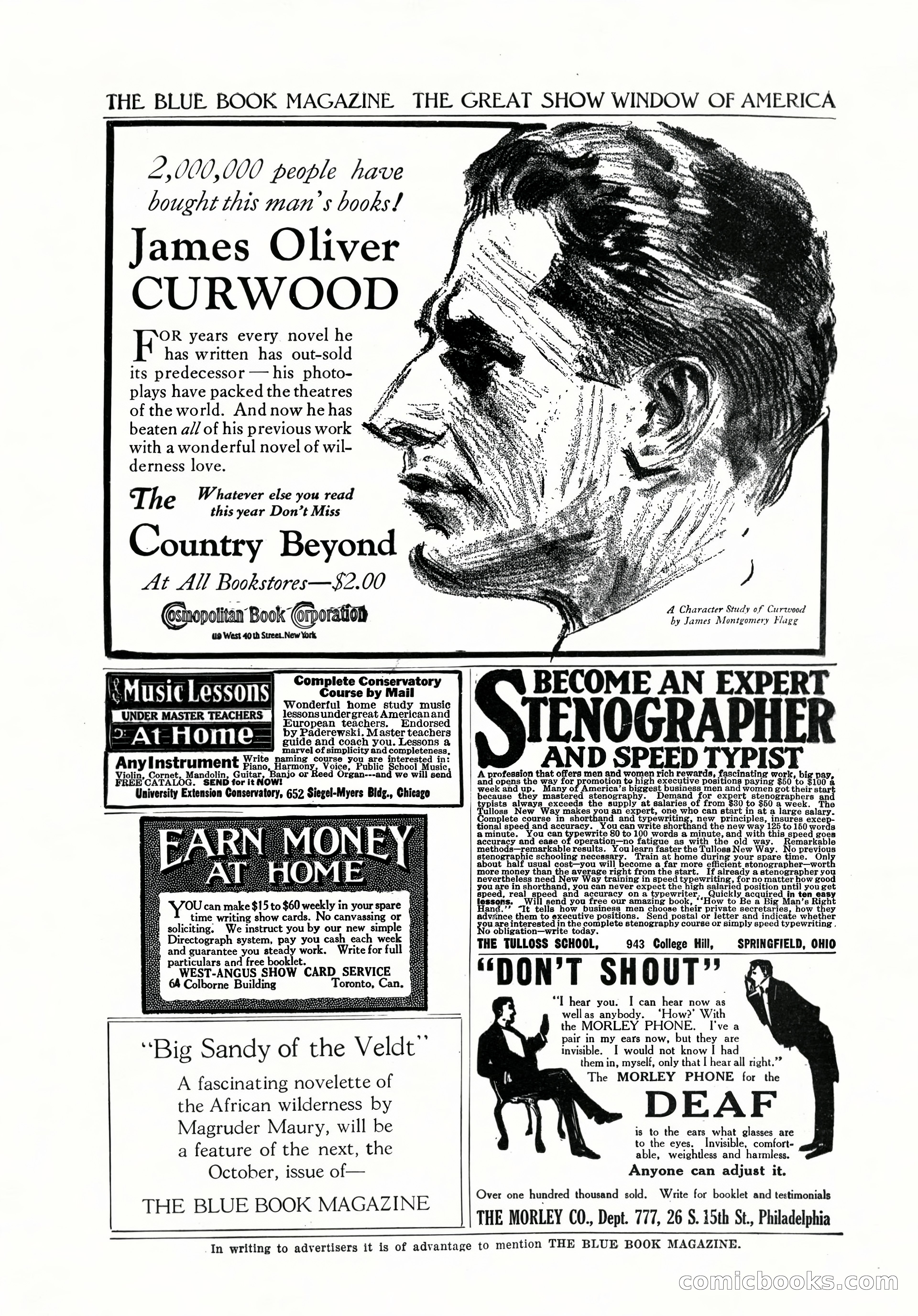 The Blue Book Magazine, September 1922 — page 203 of 204