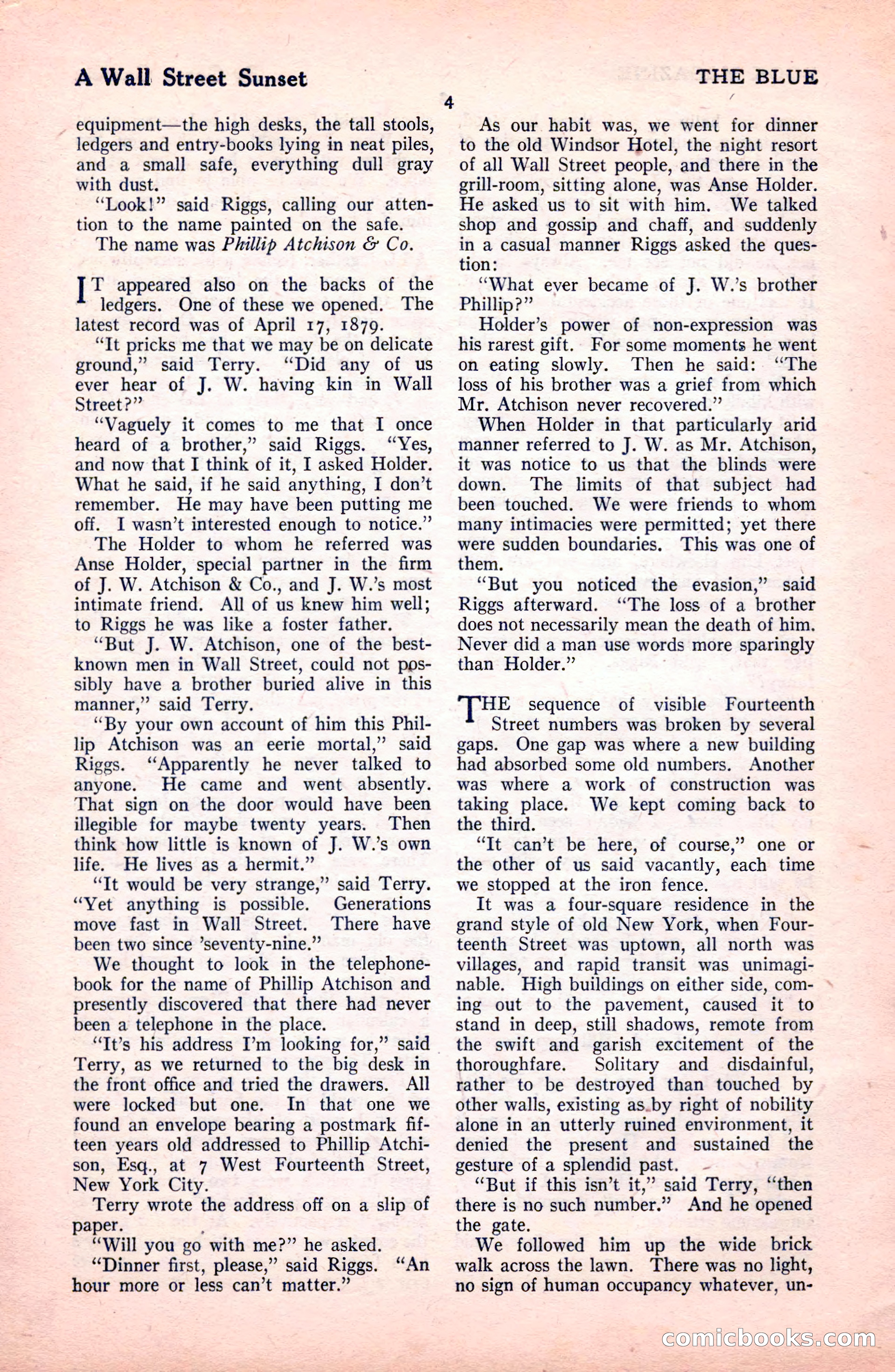 The Blue Book Magazine, October 1922 — page 10 of 212