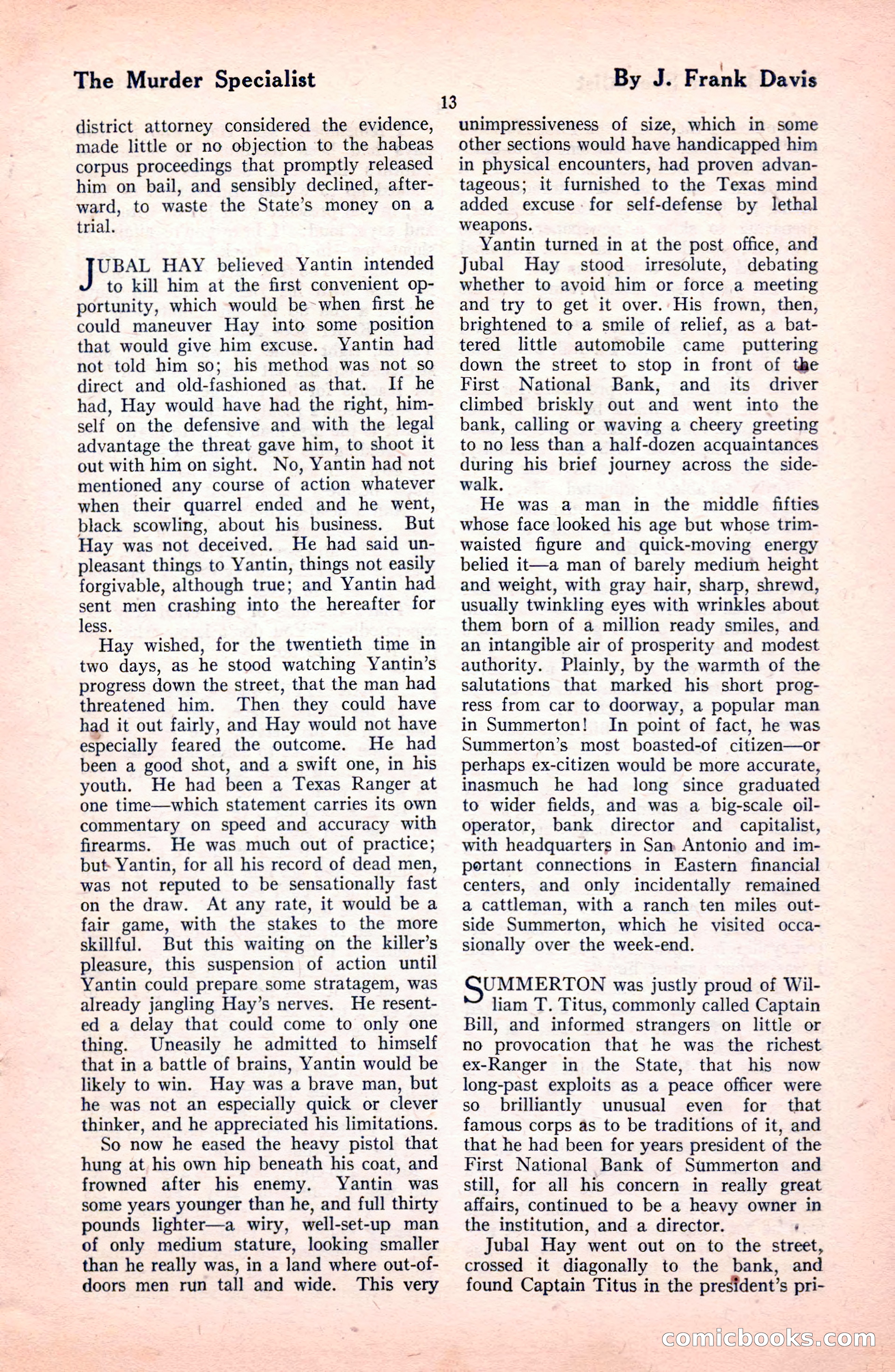 The Blue Book Magazine, October 1922 — page 19 of 212