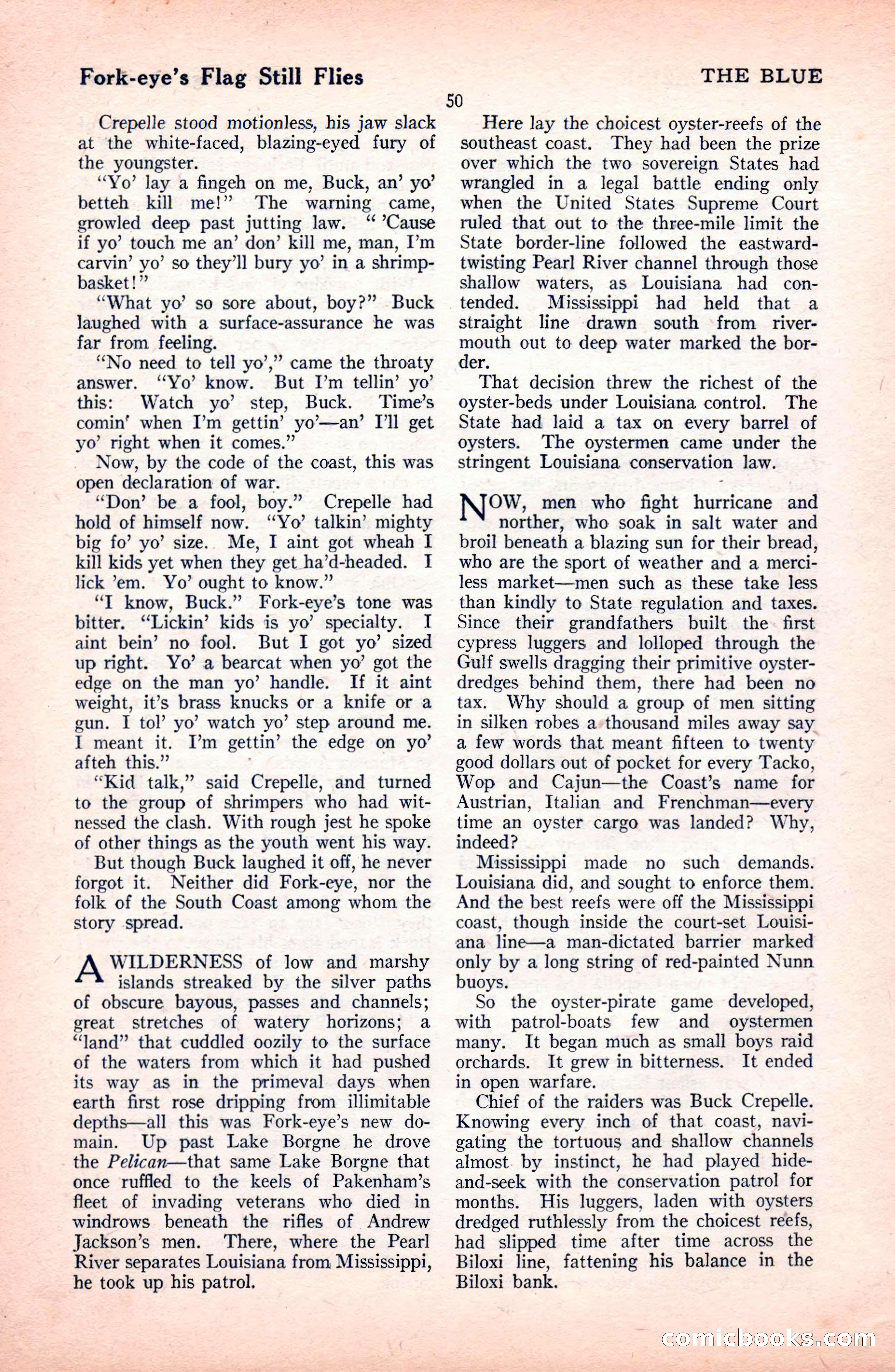 The Blue Book Magazine, October 1922 — page 56 of 212