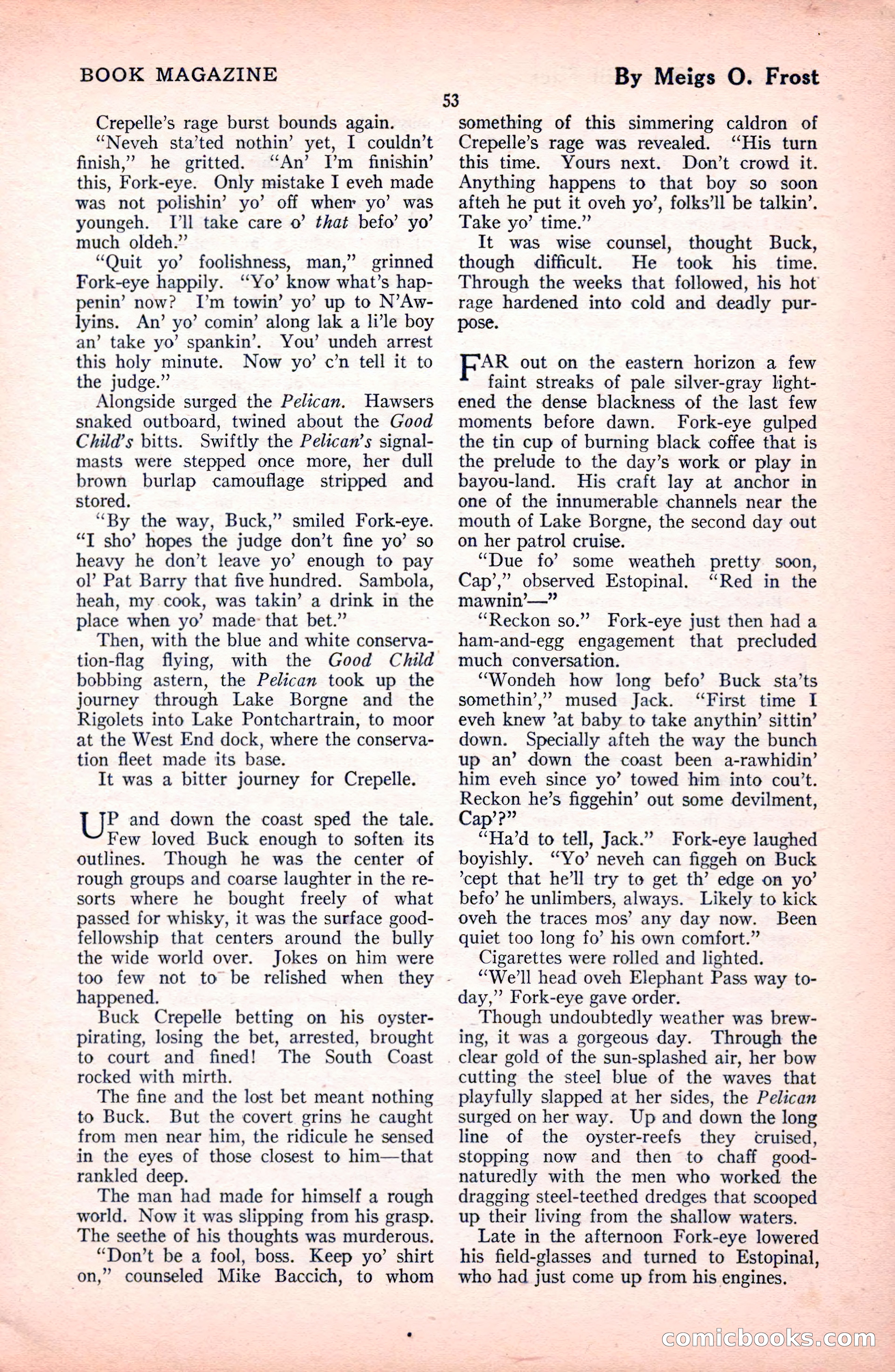 The Blue Book Magazine, October 1922 — page 59 of 212