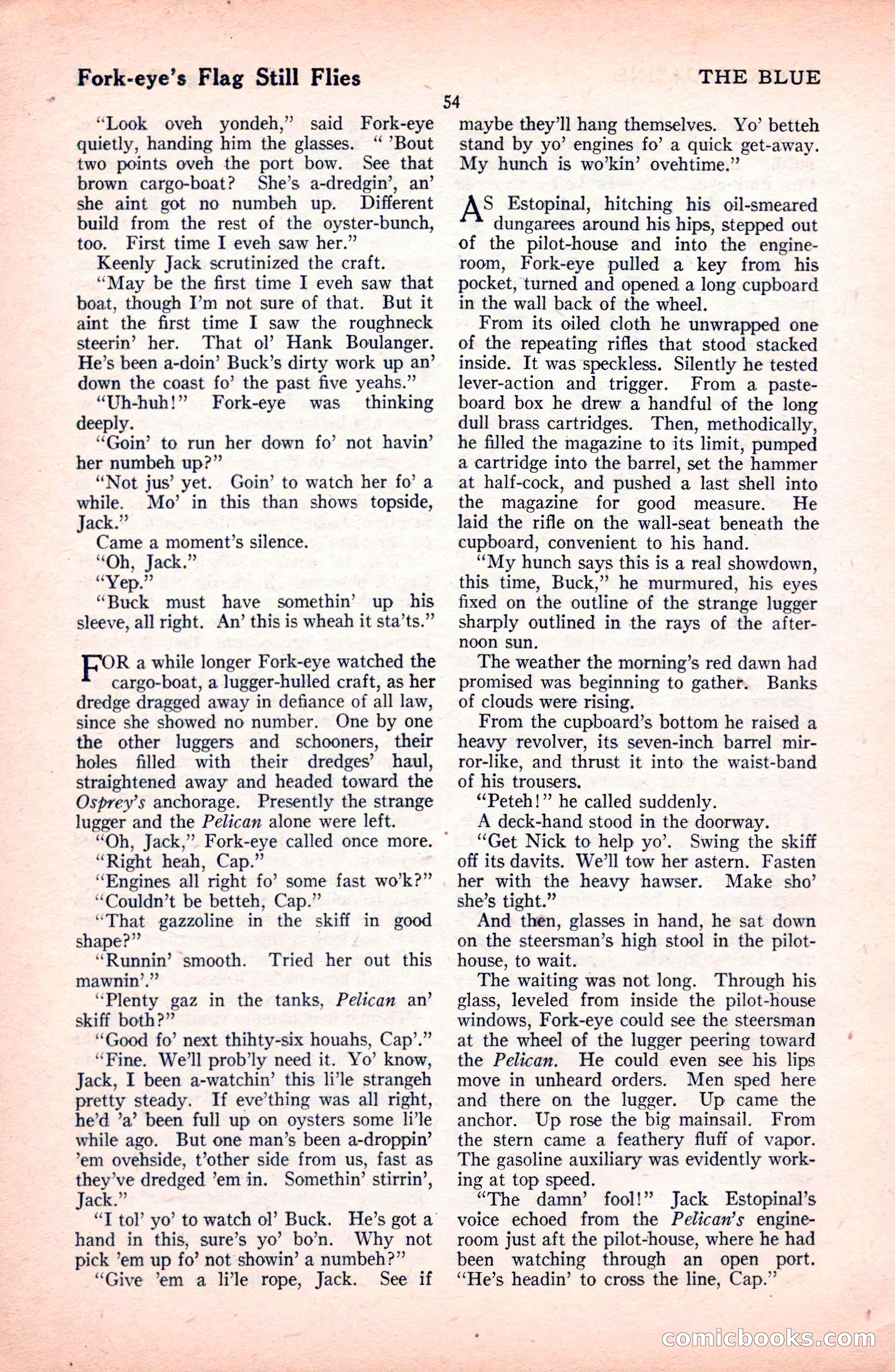 The Blue Book Magazine, October 1922 — page 60 of 212