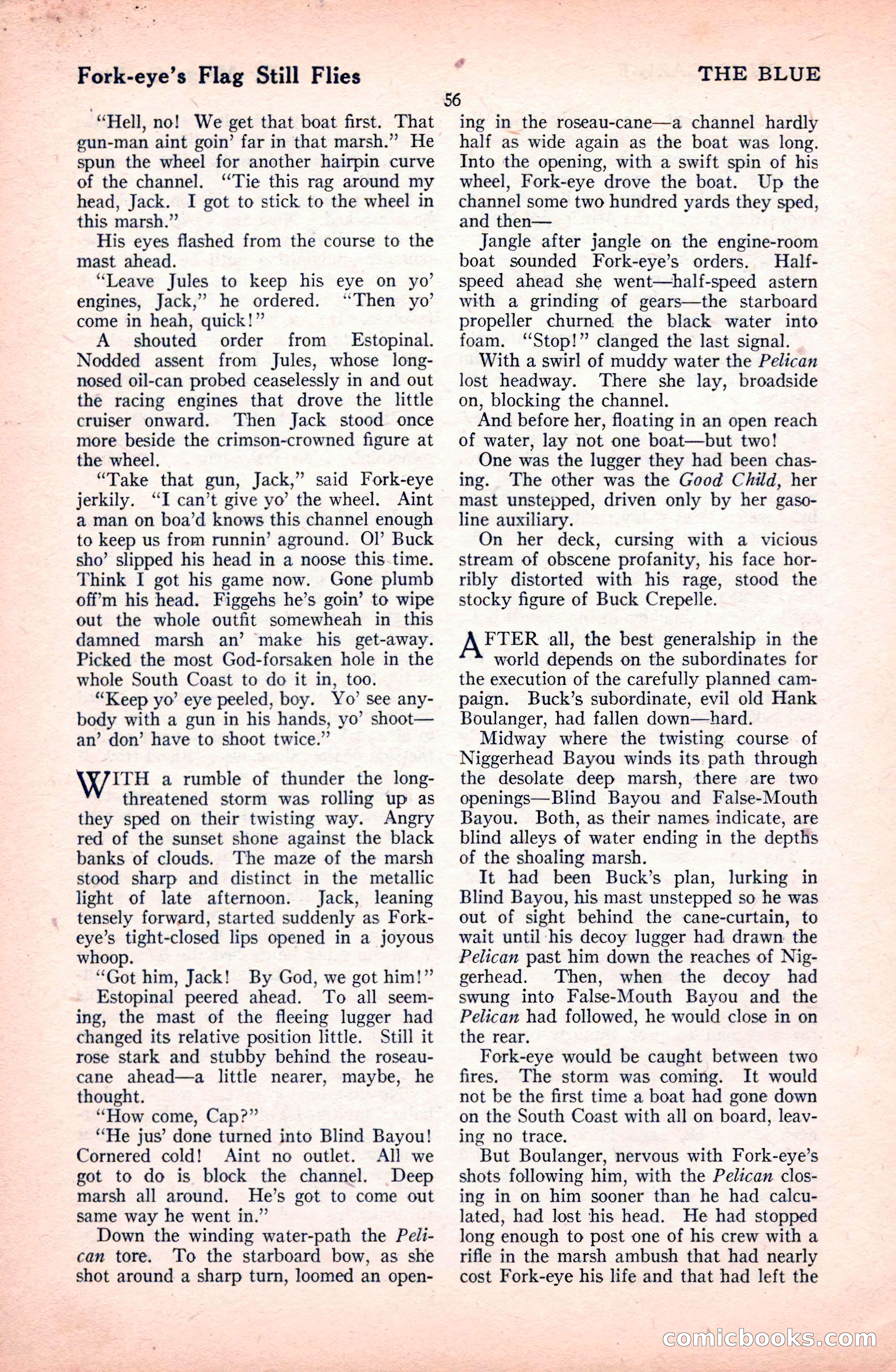The Blue Book Magazine, October 1922 — page 62 of 212