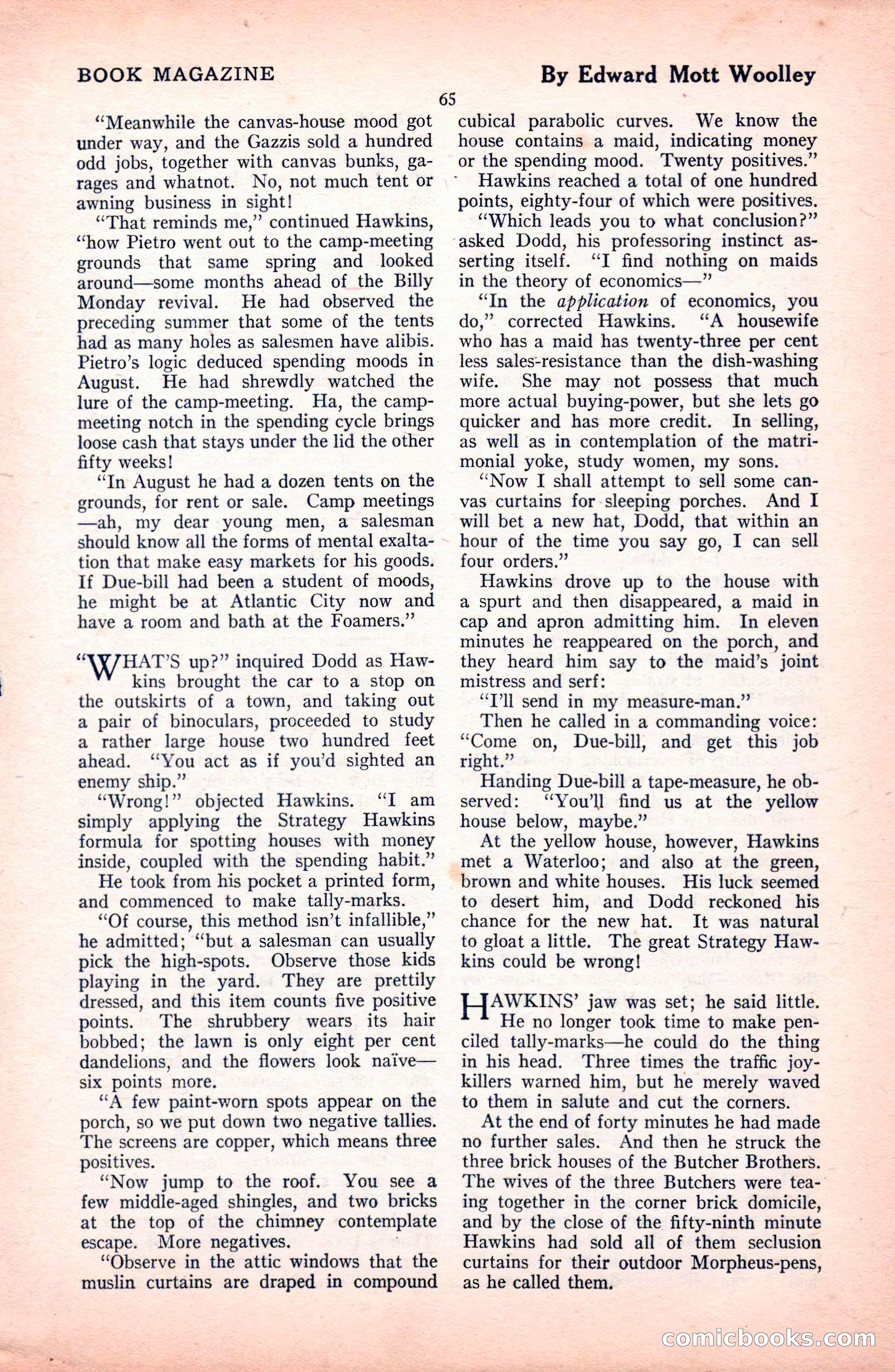 The Blue Book Magazine, October 1922 — page 71 of 212