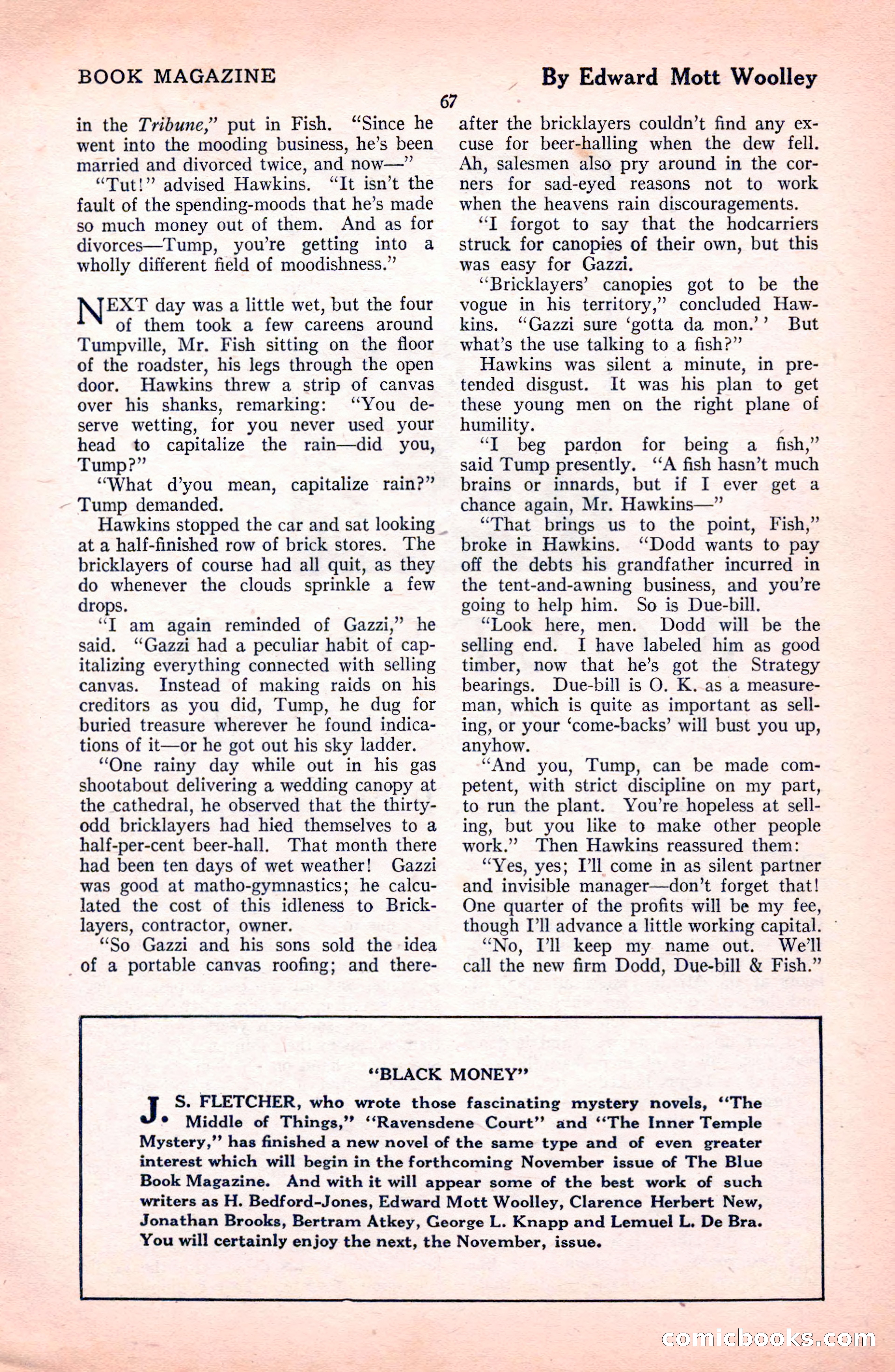 The Blue Book Magazine, October 1922 — page 73 of 212