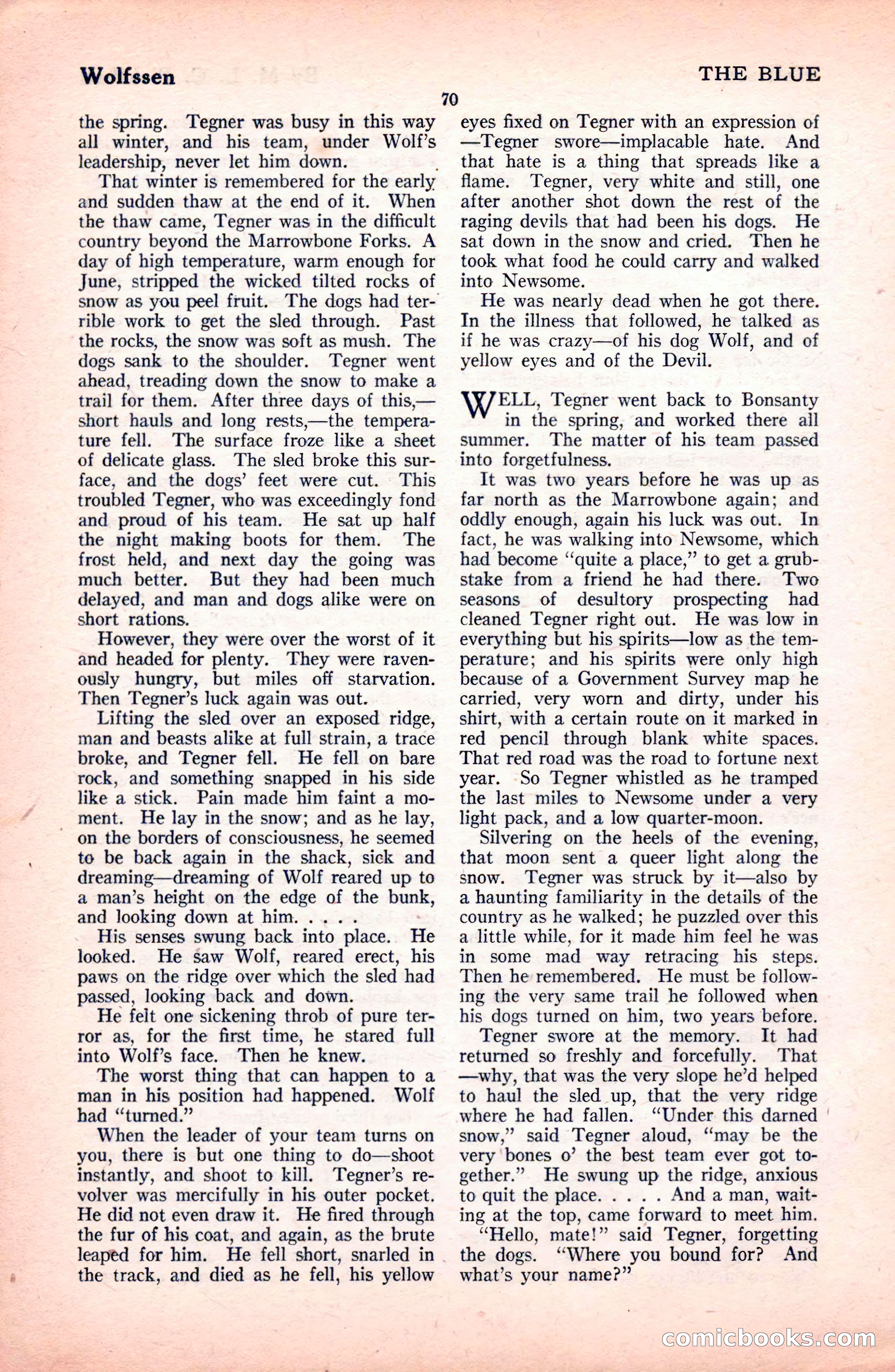 The Blue Book Magazine, October 1922 — page 76 of 212