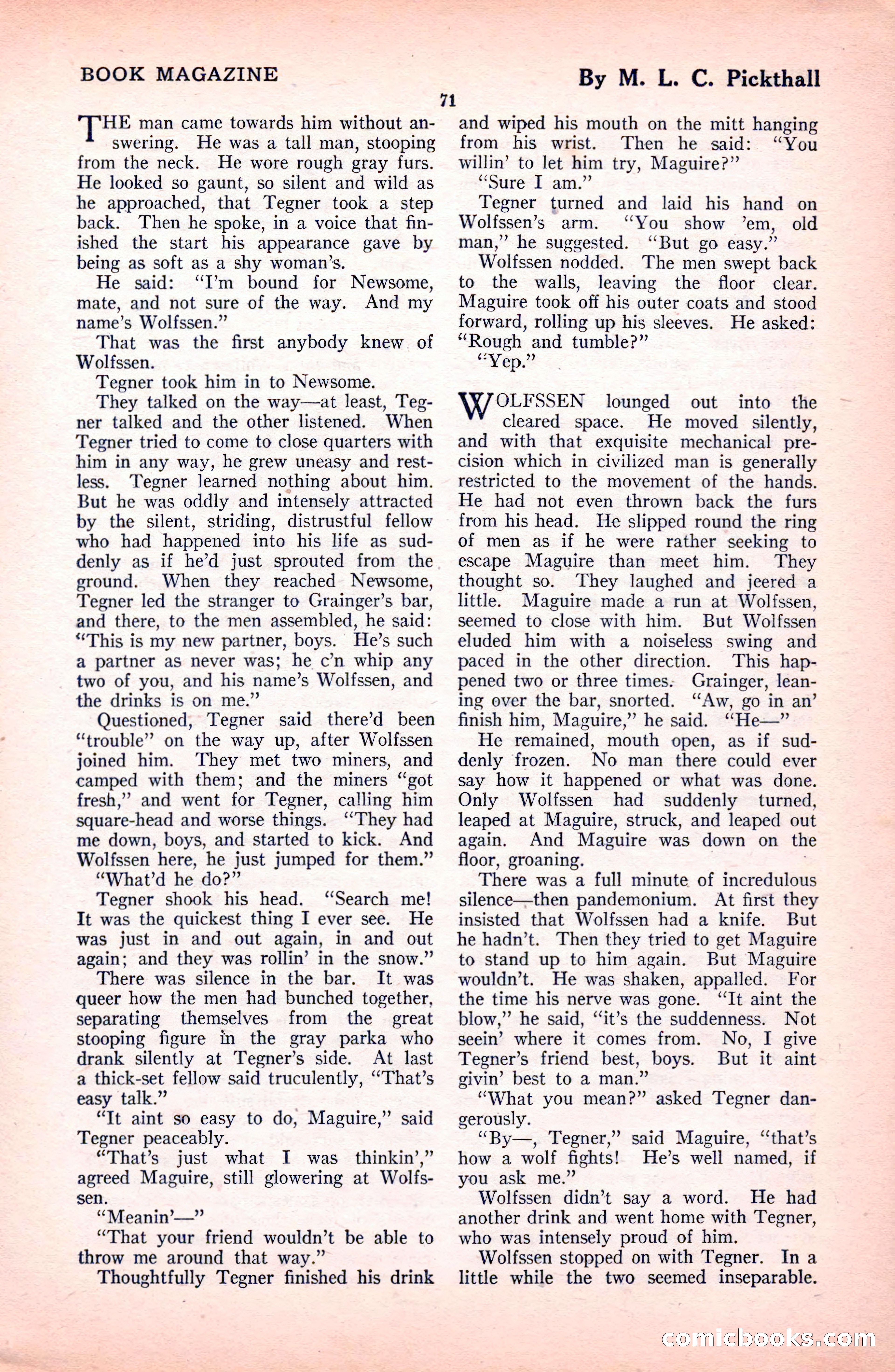 The Blue Book Magazine, October 1922 — page 77 of 212