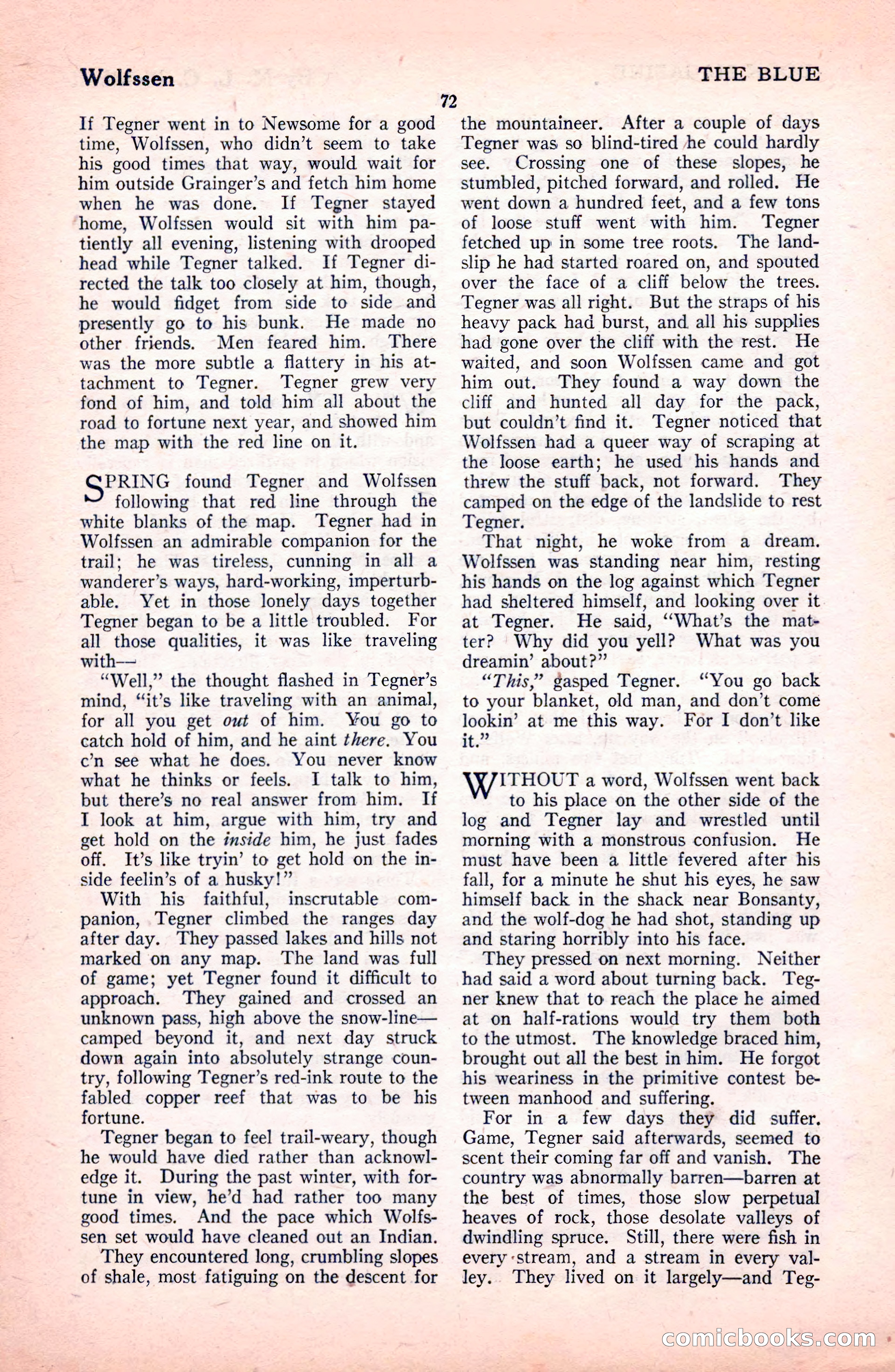 The Blue Book Magazine, October 1922 — page 78 of 212