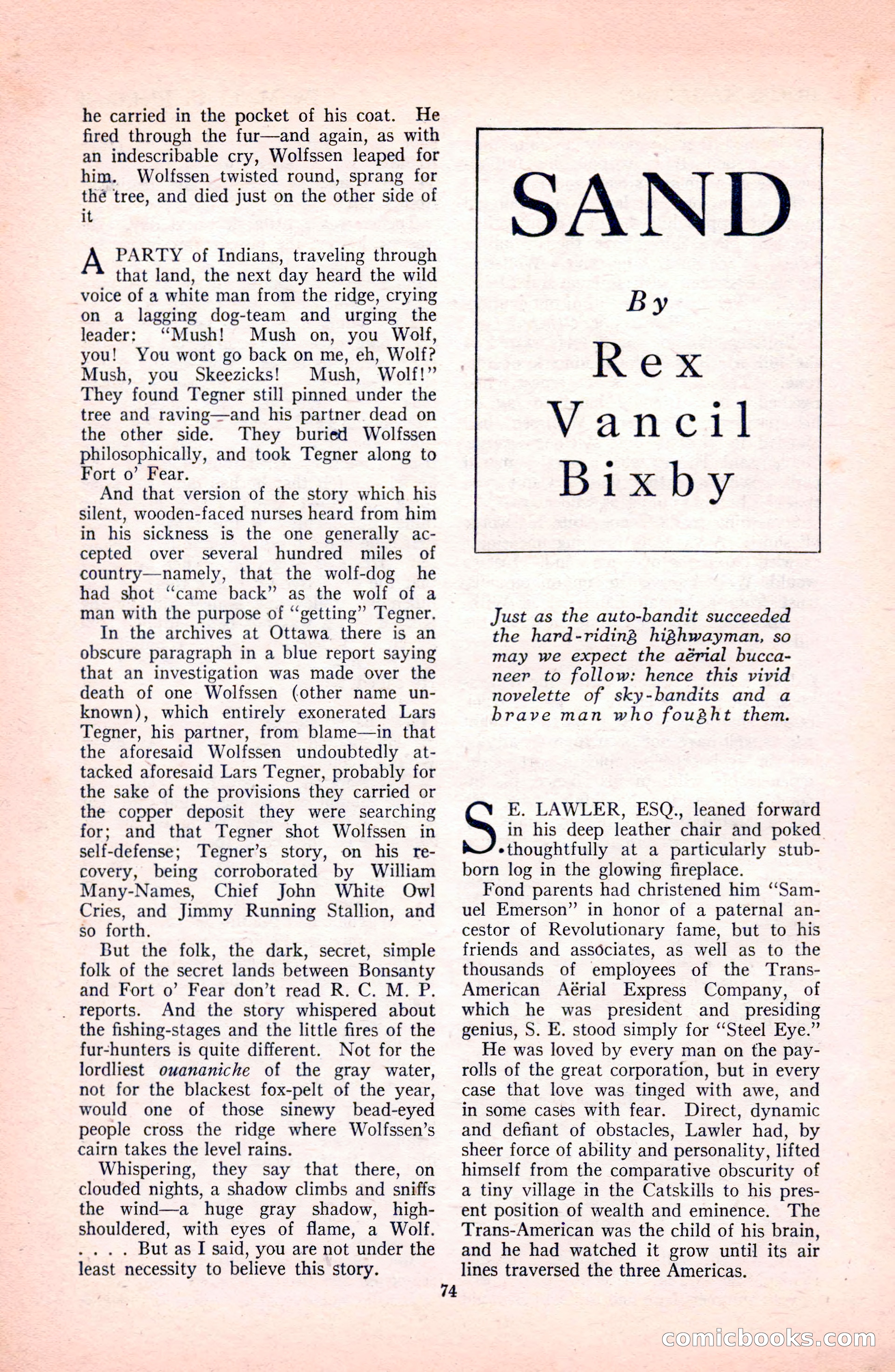 The Blue Book Magazine, October 1922 — page 80 of 212
