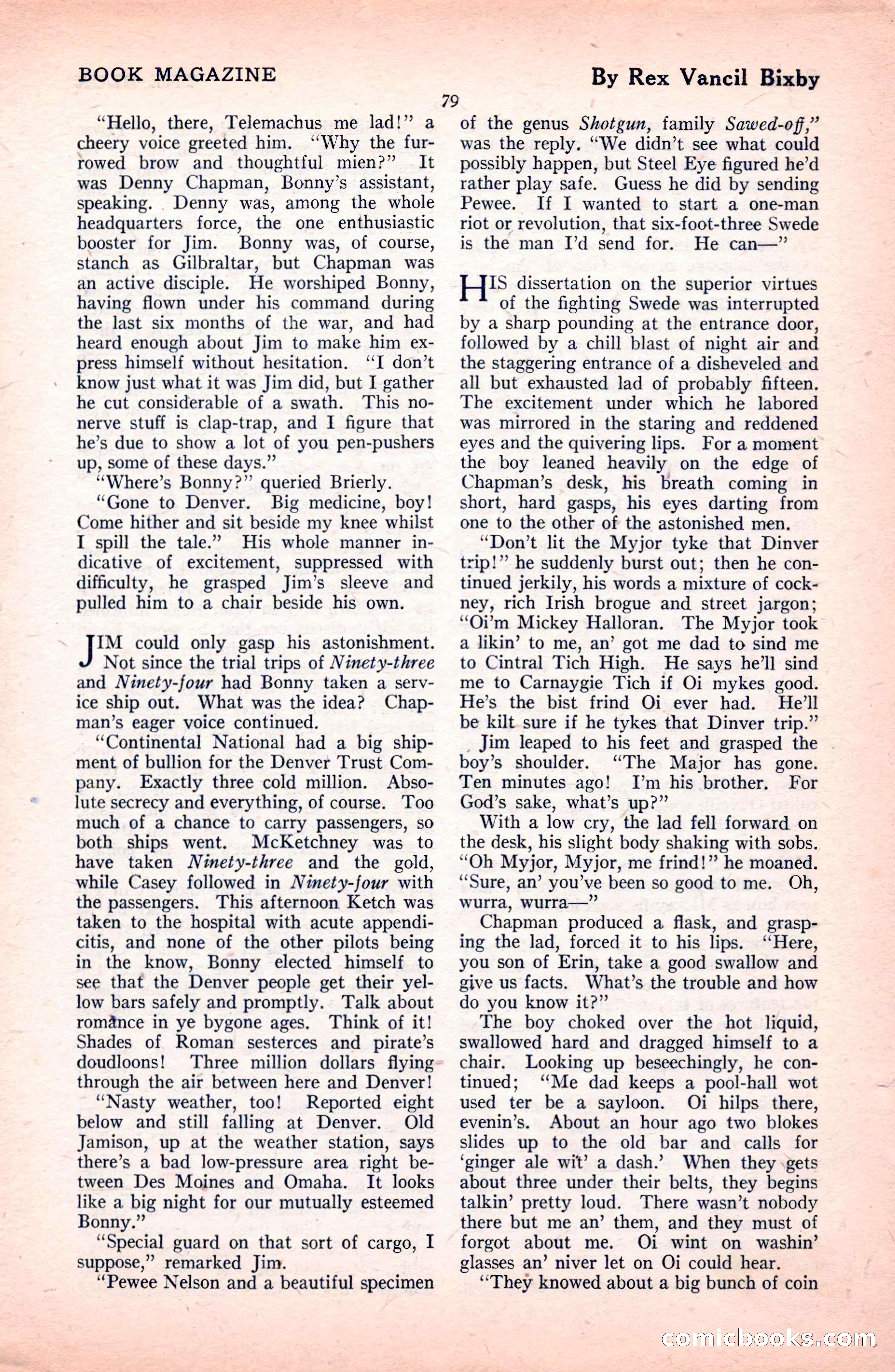 The Blue Book Magazine, October 1922 — page 85 of 212