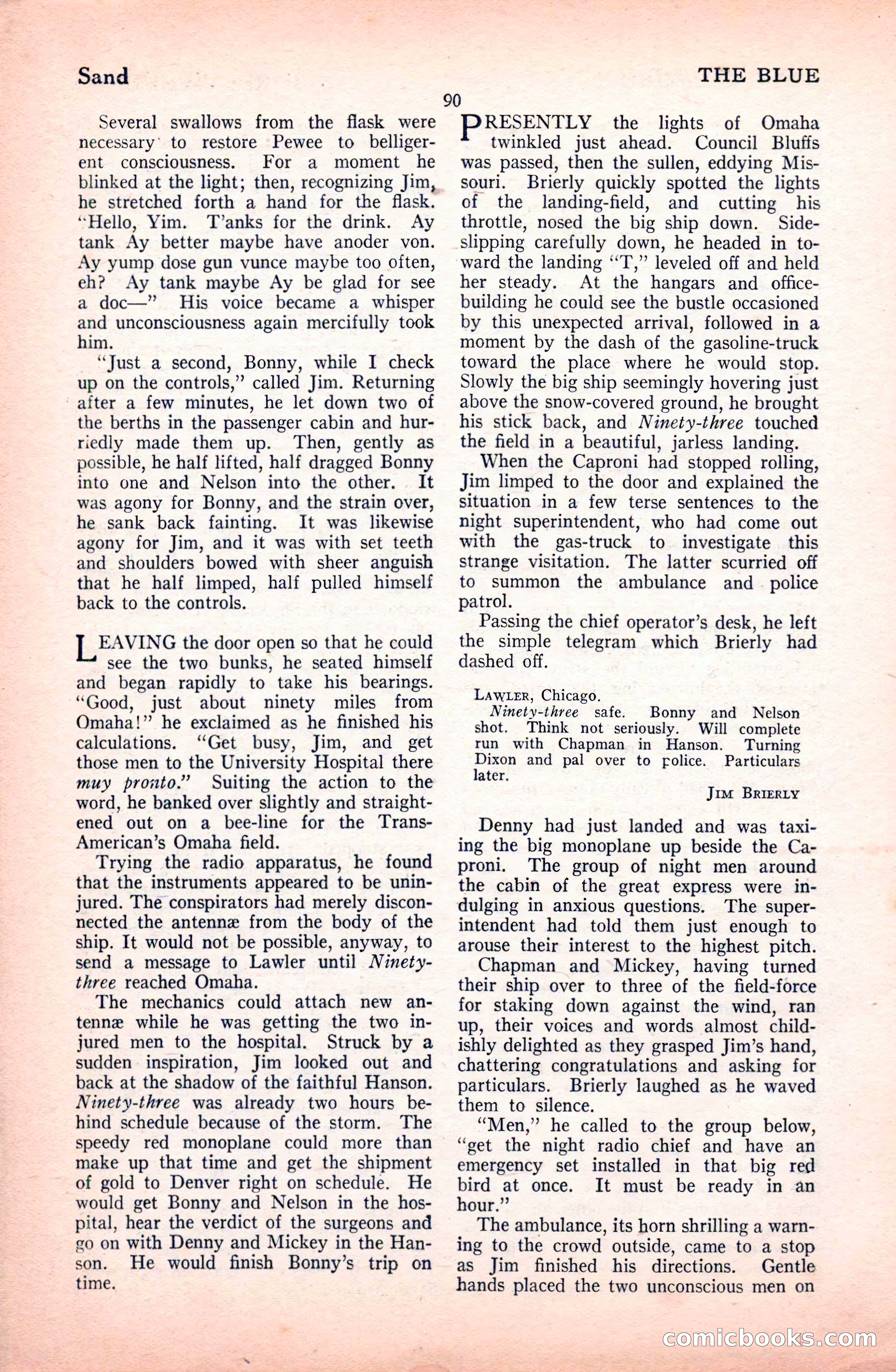 The Blue Book Magazine, October 1922 — page 96 of 212