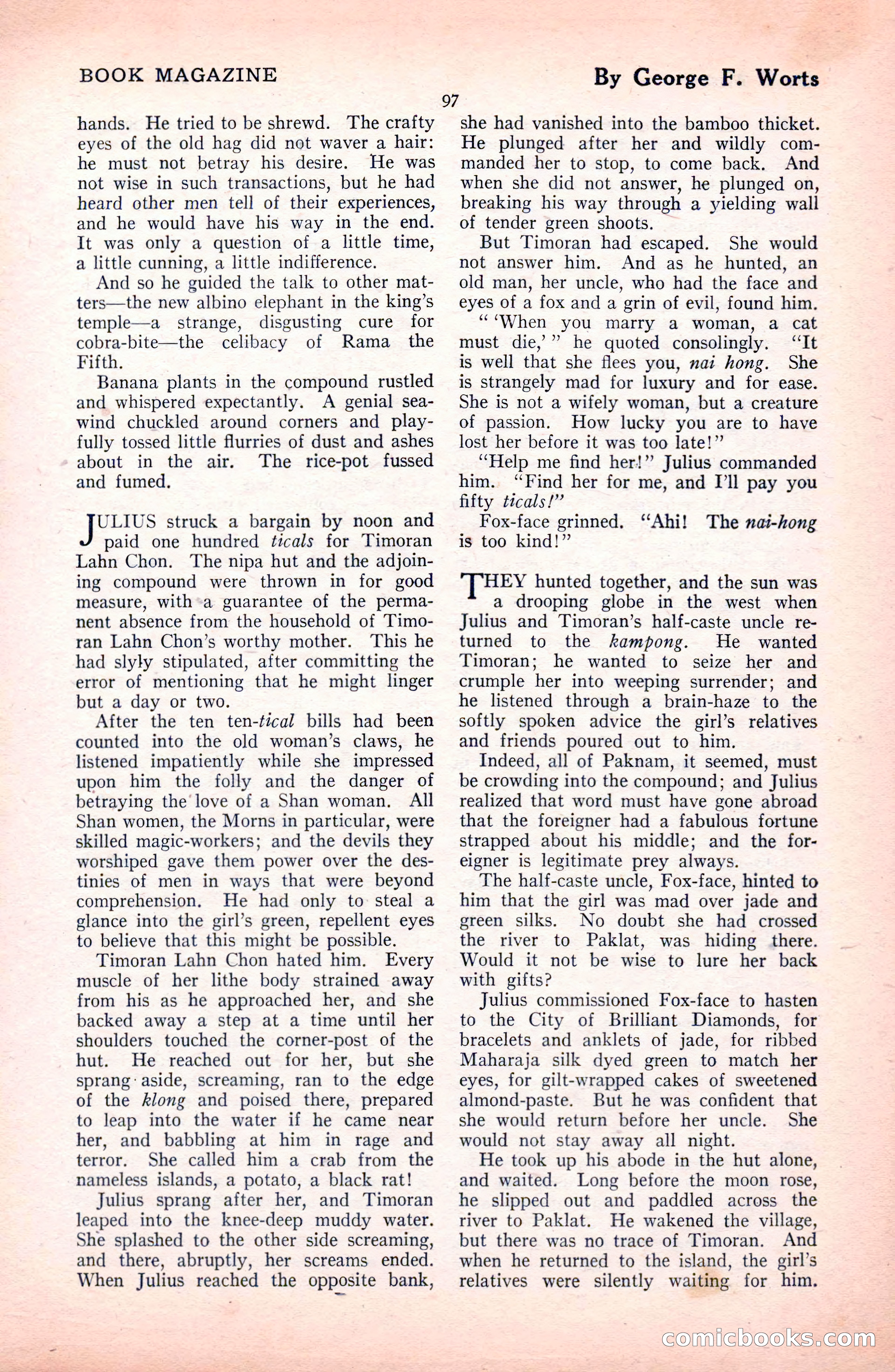 The Blue Book Magazine, October 1922 — page 103 of 212