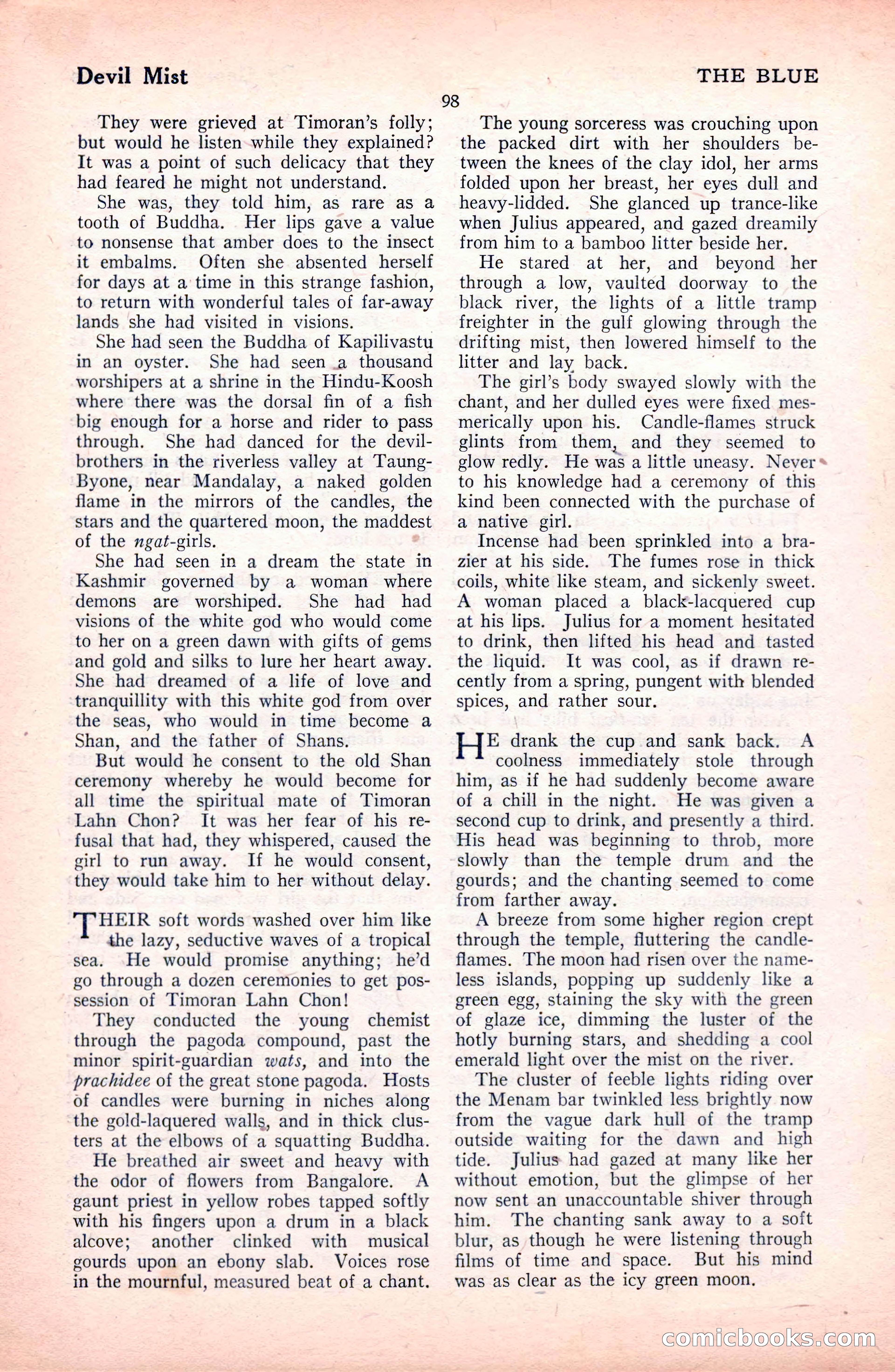 The Blue Book Magazine, October 1922 — page 104 of 212