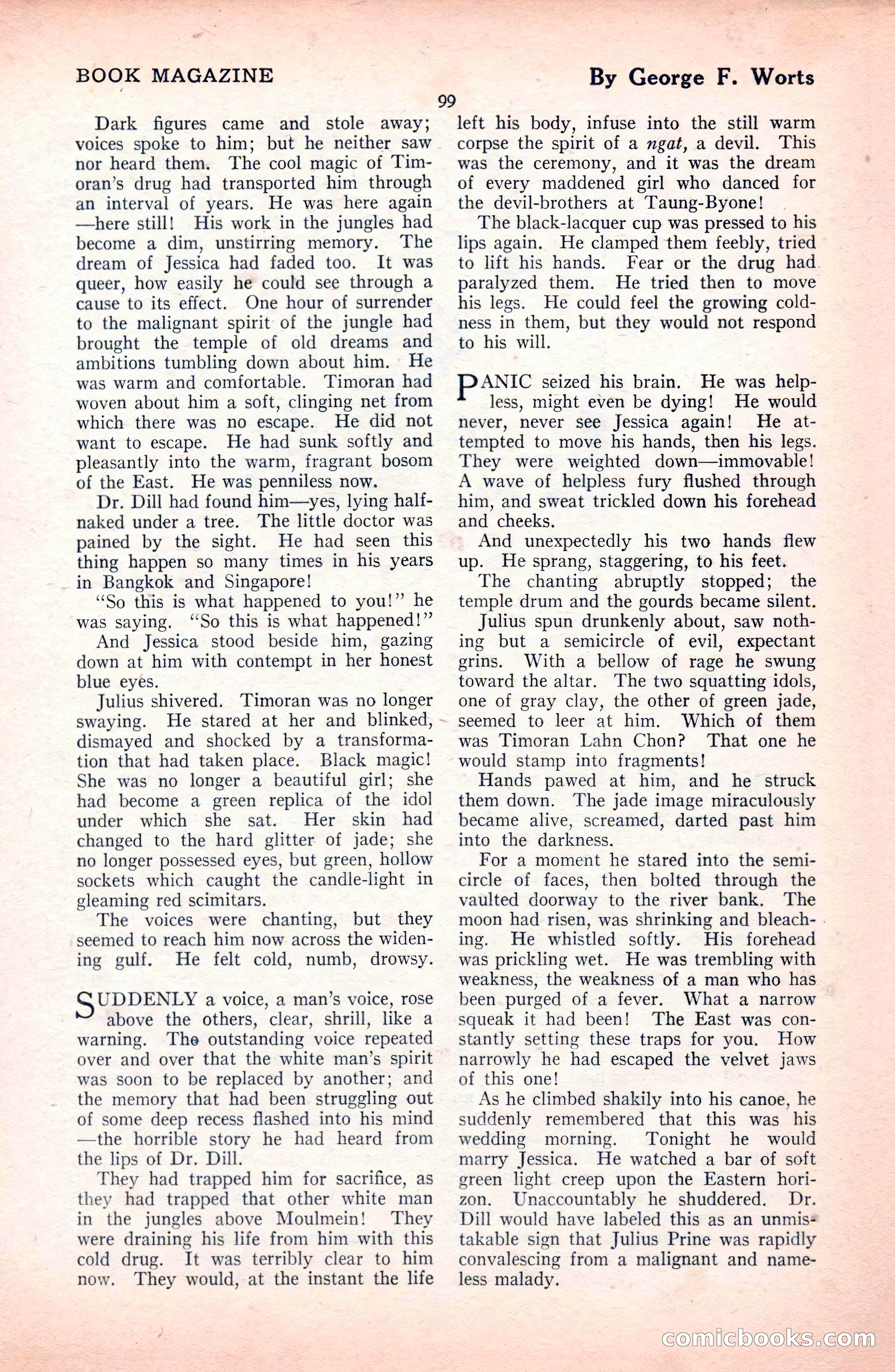 The Blue Book Magazine, October 1922 — page 105 of 212