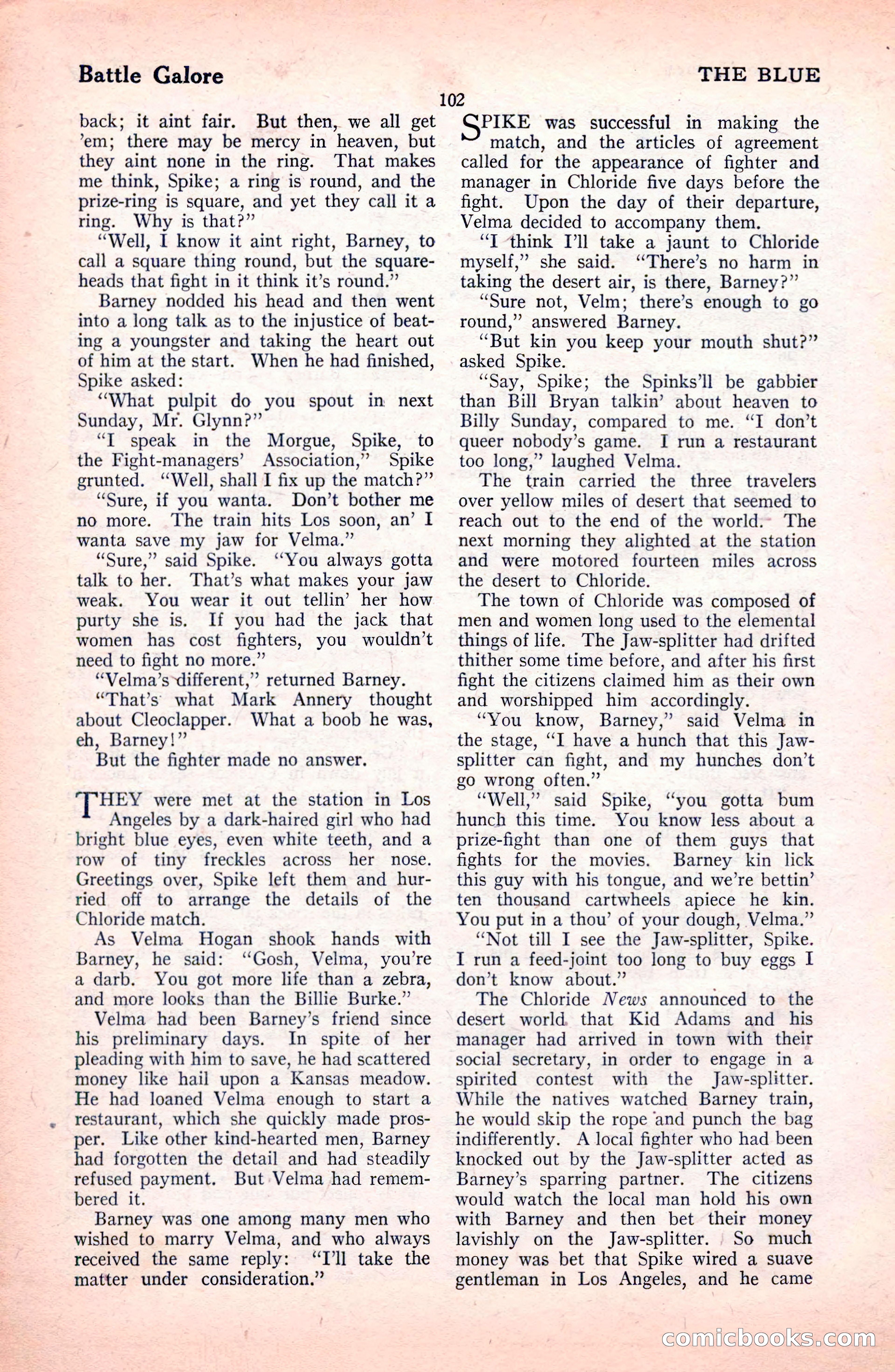 The Blue Book Magazine, October 1922 — page 108 of 212