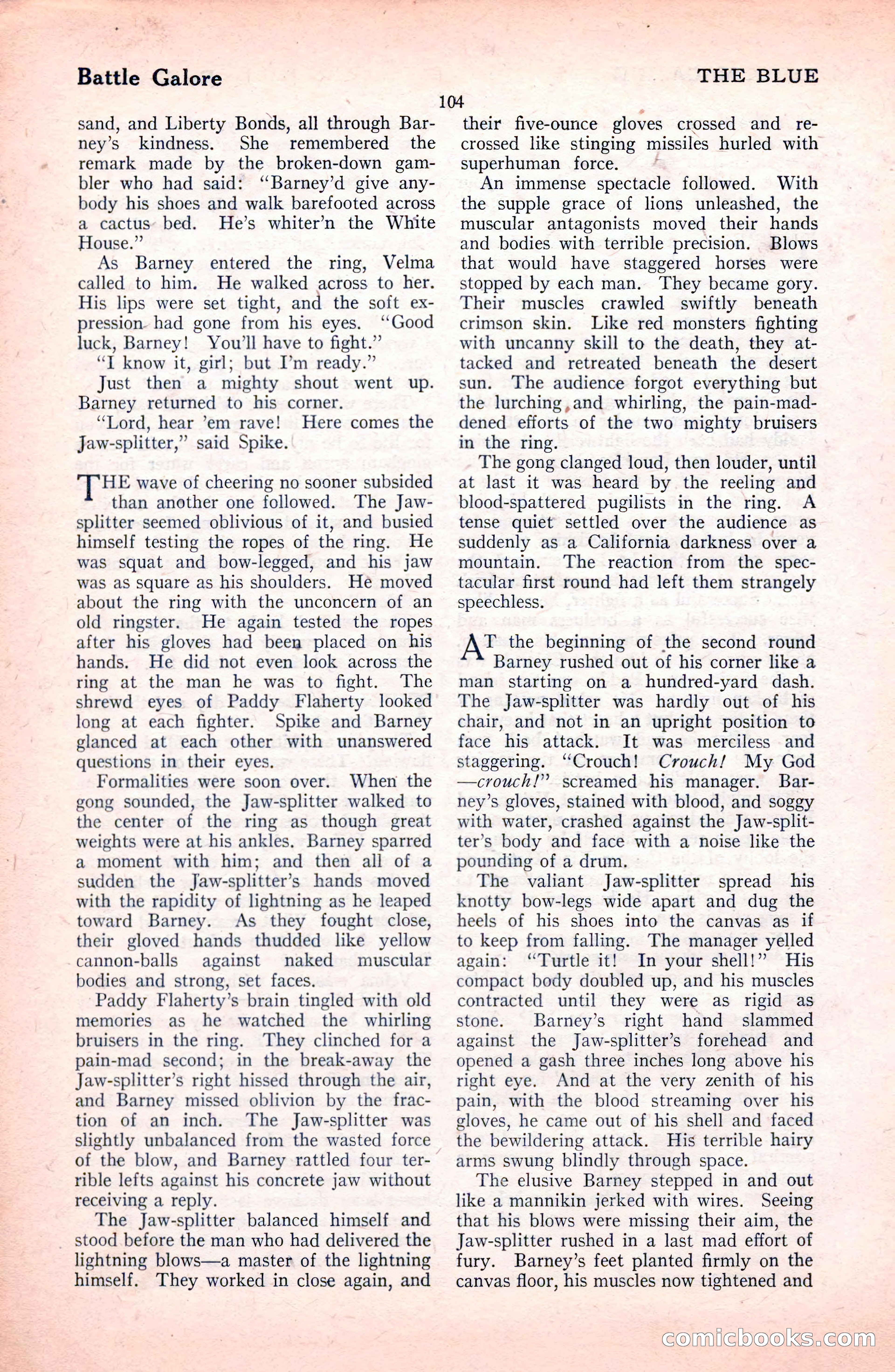 The Blue Book Magazine, October 1922 — page 110 of 212
