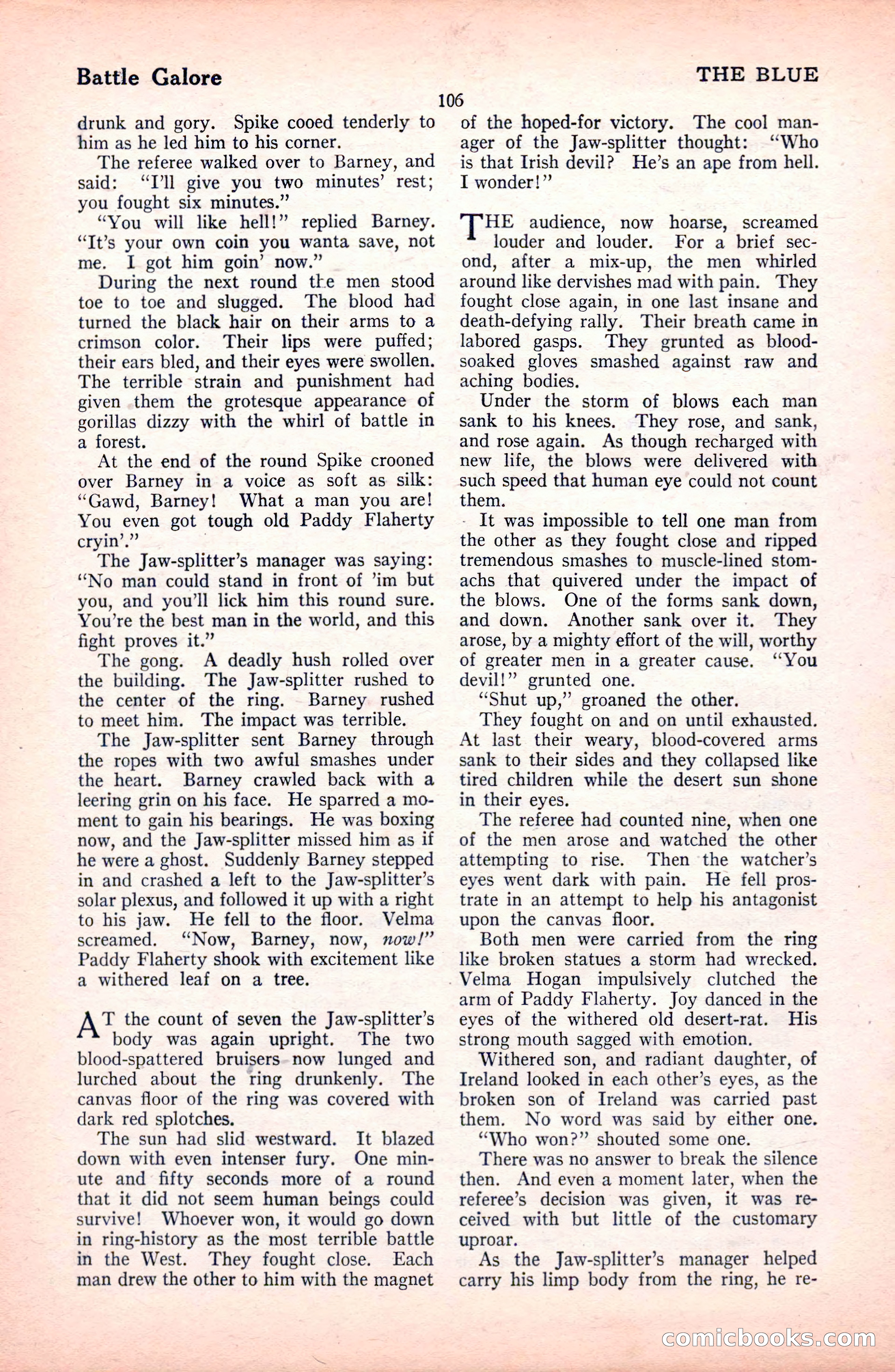 The Blue Book Magazine, October 1922 — page 112 of 212