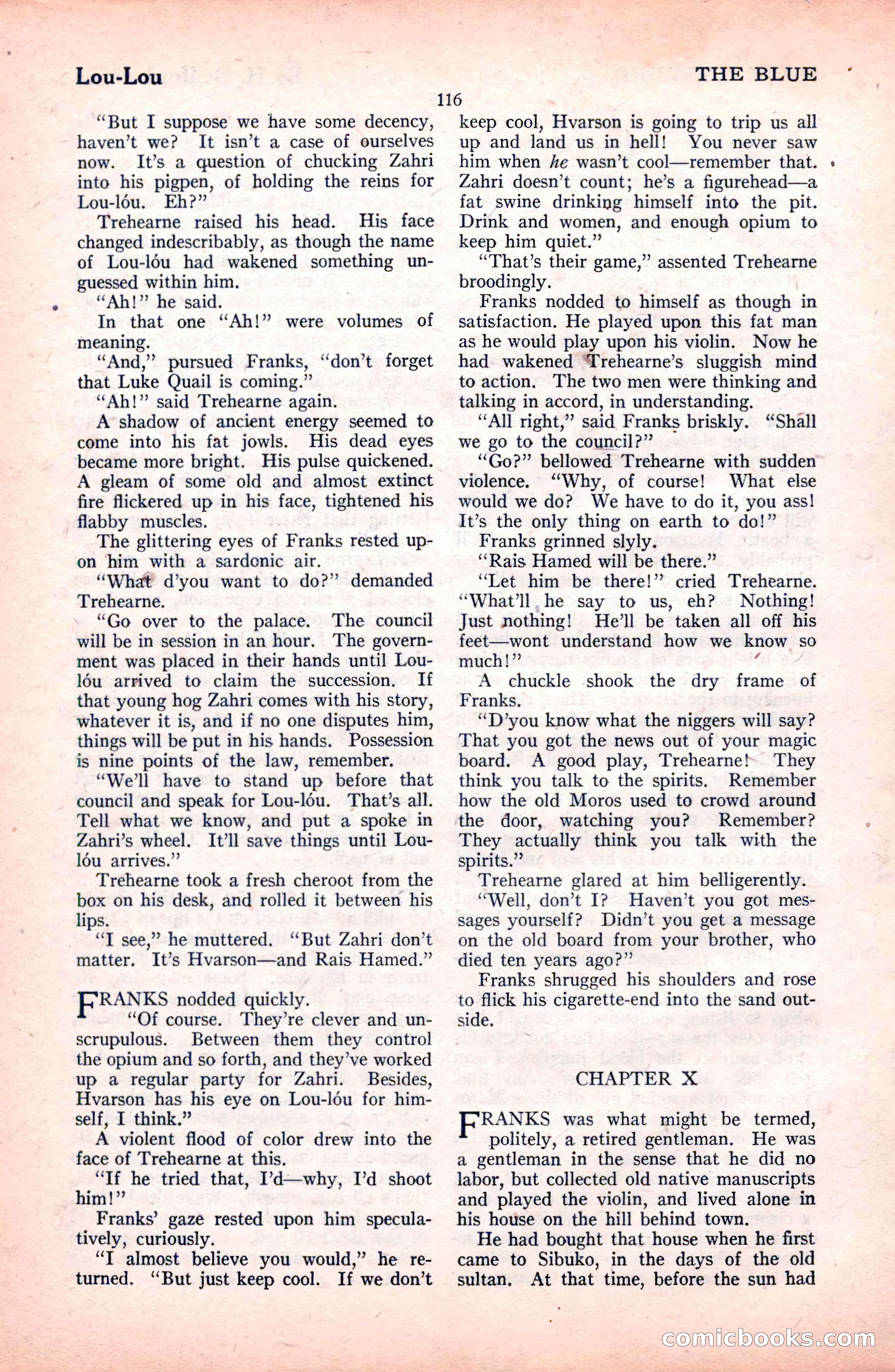 The Blue Book Magazine, October 1922 — page 122 of 212