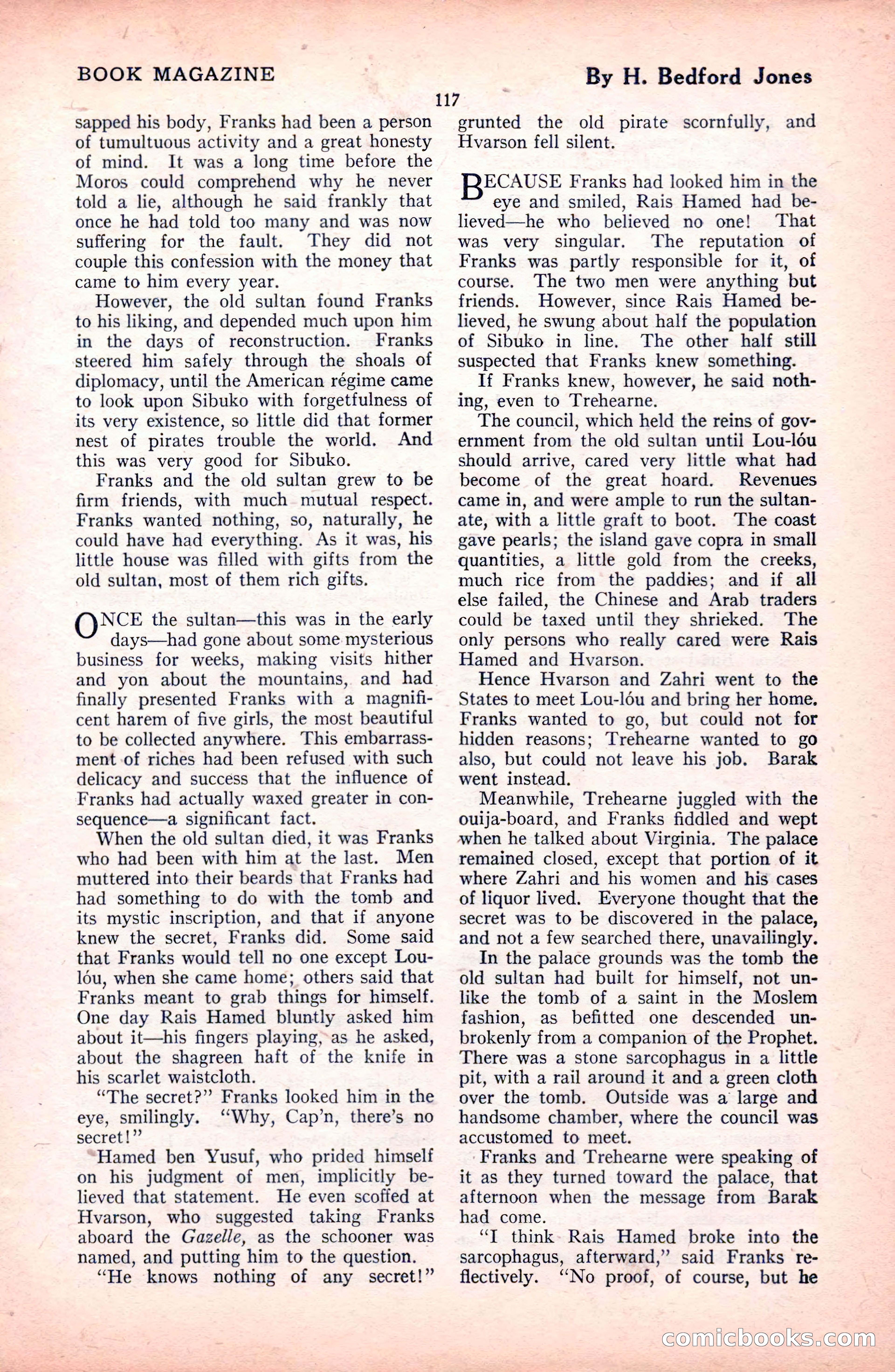 The Blue Book Magazine, October 1922 — page 123 of 212