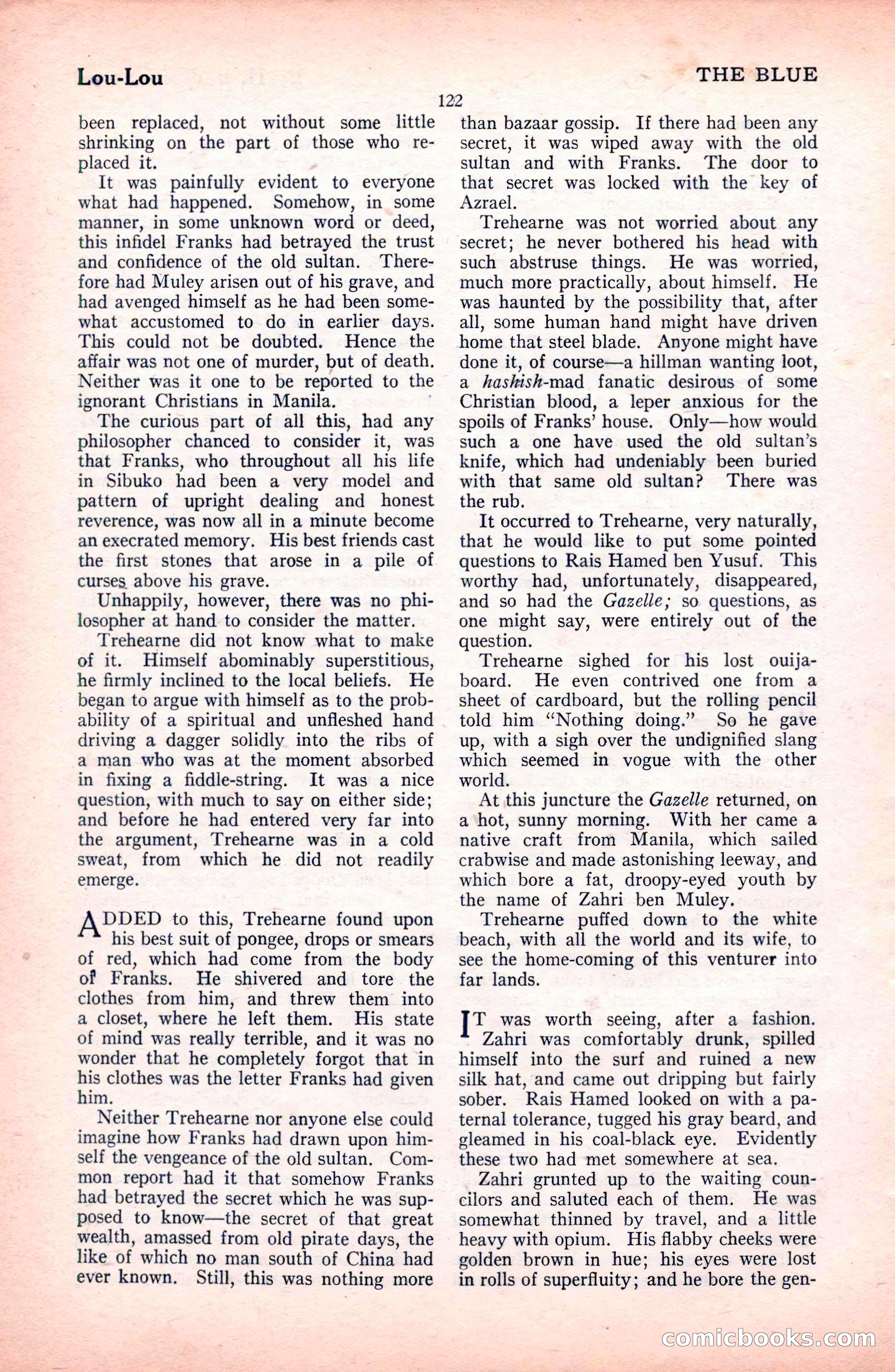 The Blue Book Magazine, October 1922 — page 128 of 212