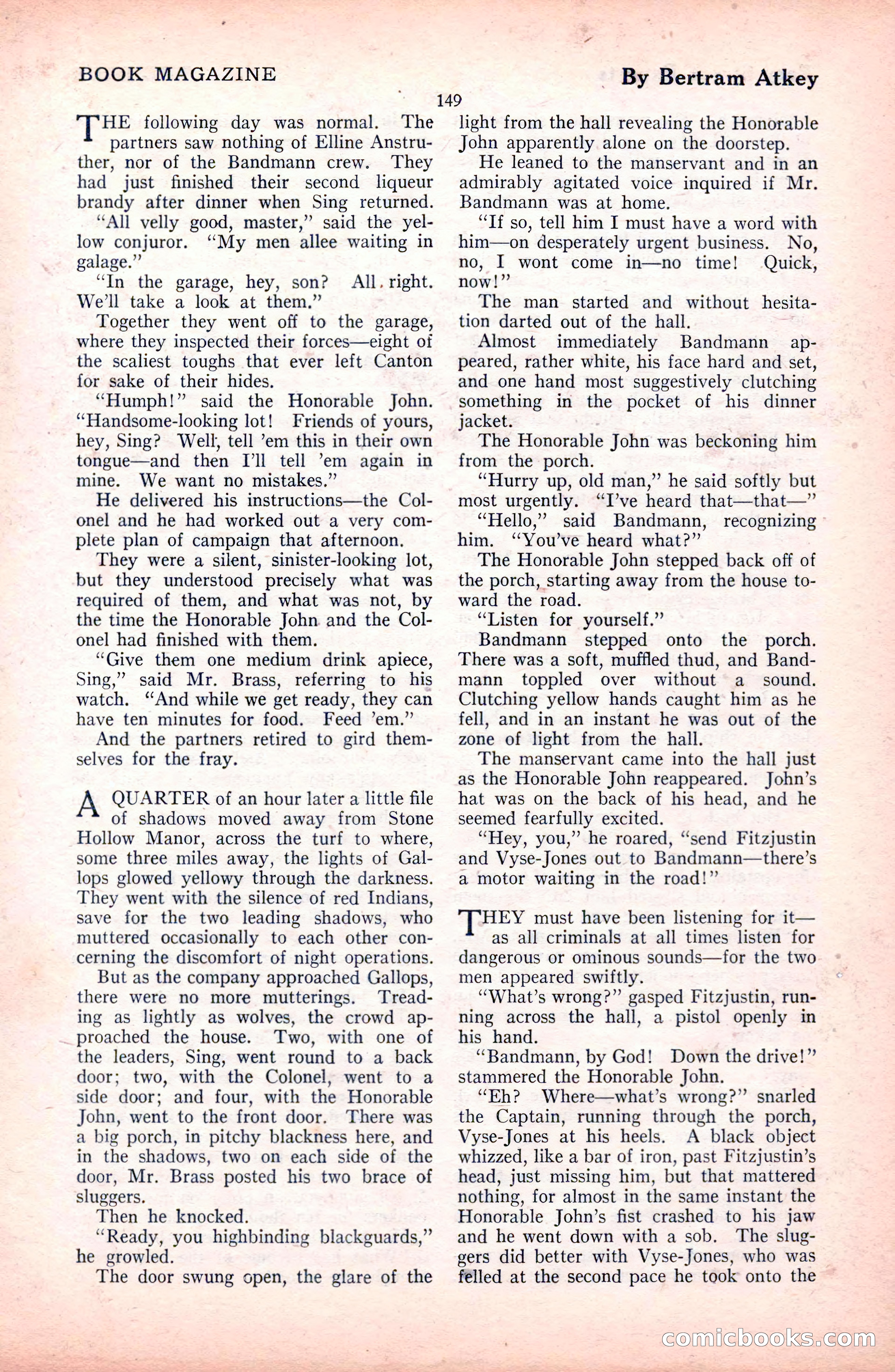 The Blue Book Magazine, October 1922 — page 155 of 212